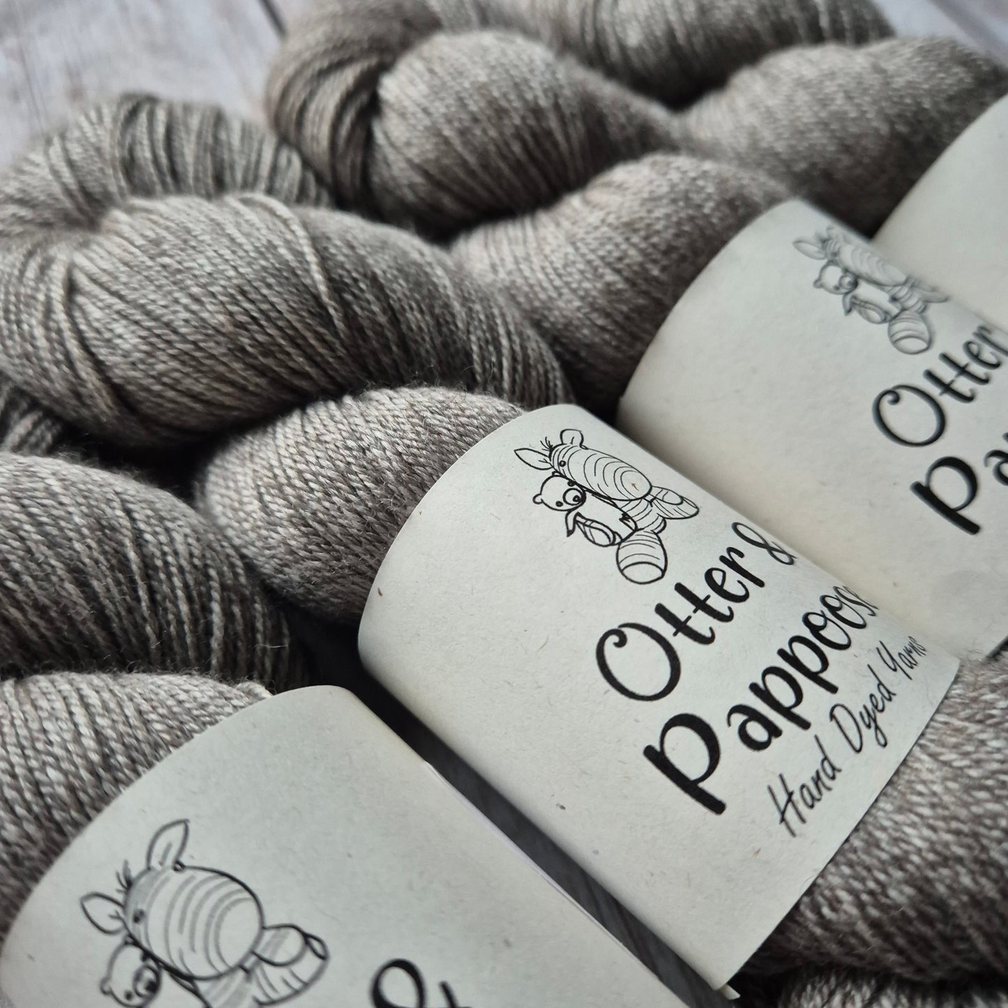 Naked - Hand dyed yarn - 4ply Merino Silk Yak