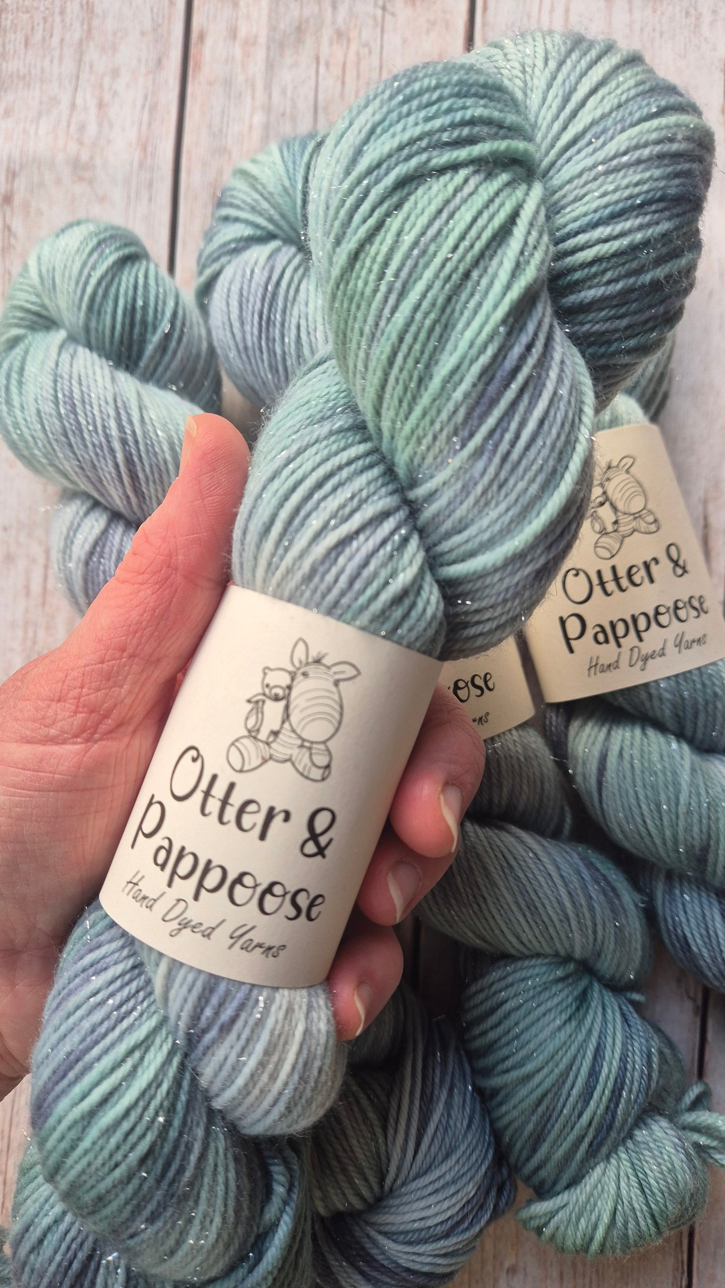 Rainy Day - Hand dyed yarn - 4ply & DK Merino nylon, 4ply & DK Donegal Nep/Merino, 4ply & DK Sparkle