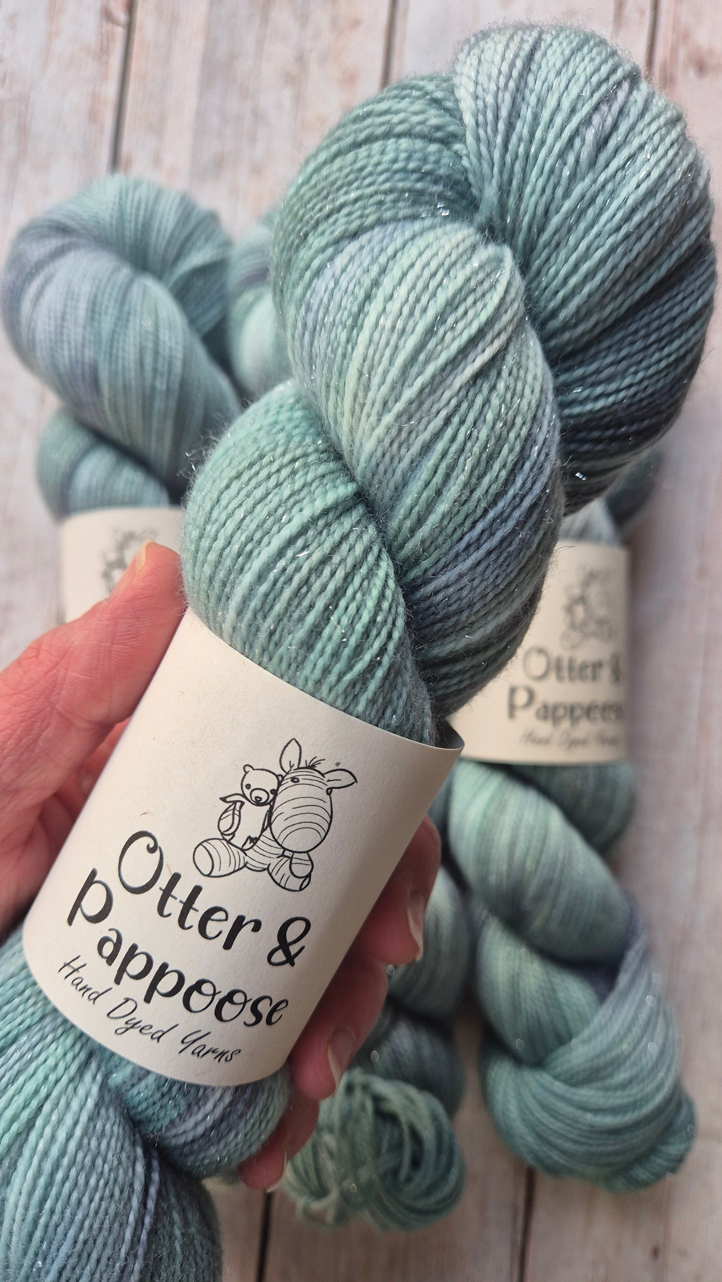 Rainy Day - Hand dyed yarn - 4ply & DK Merino nylon, 4ply & DK Donegal Nep/Merino, 4ply & DK Sparkle