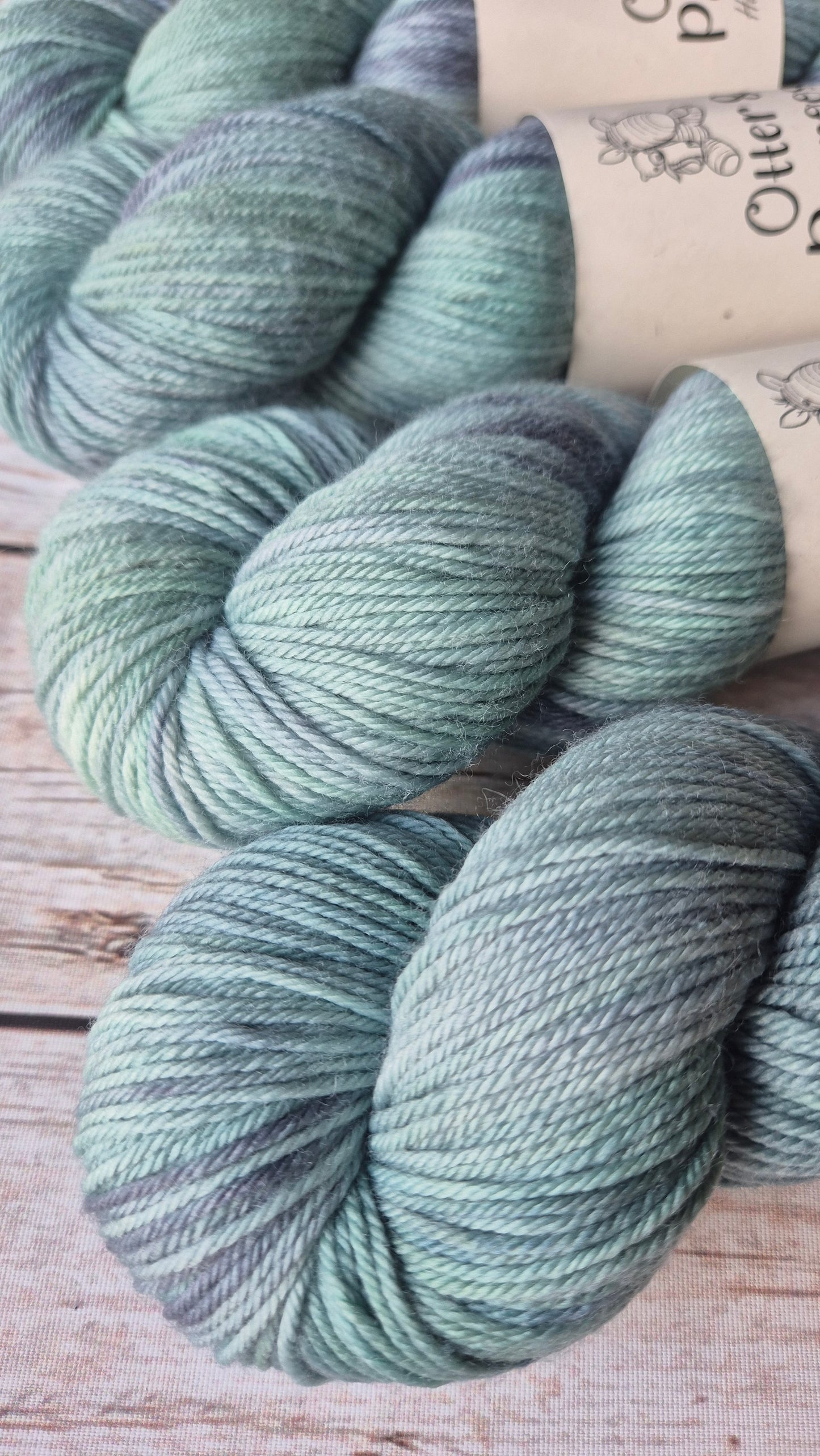 Rainy Day - Hand dyed yarn - 4ply & DK Merino nylon, 4ply & DK Donegal Nep/Merino, 4ply & DK Sparkle