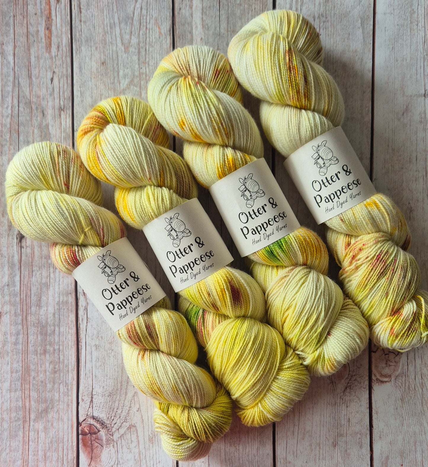 Summer Meadow - Hand dyed yarn - Sock High Twist, 100% or 75/25 Superwash Merino/Nylon