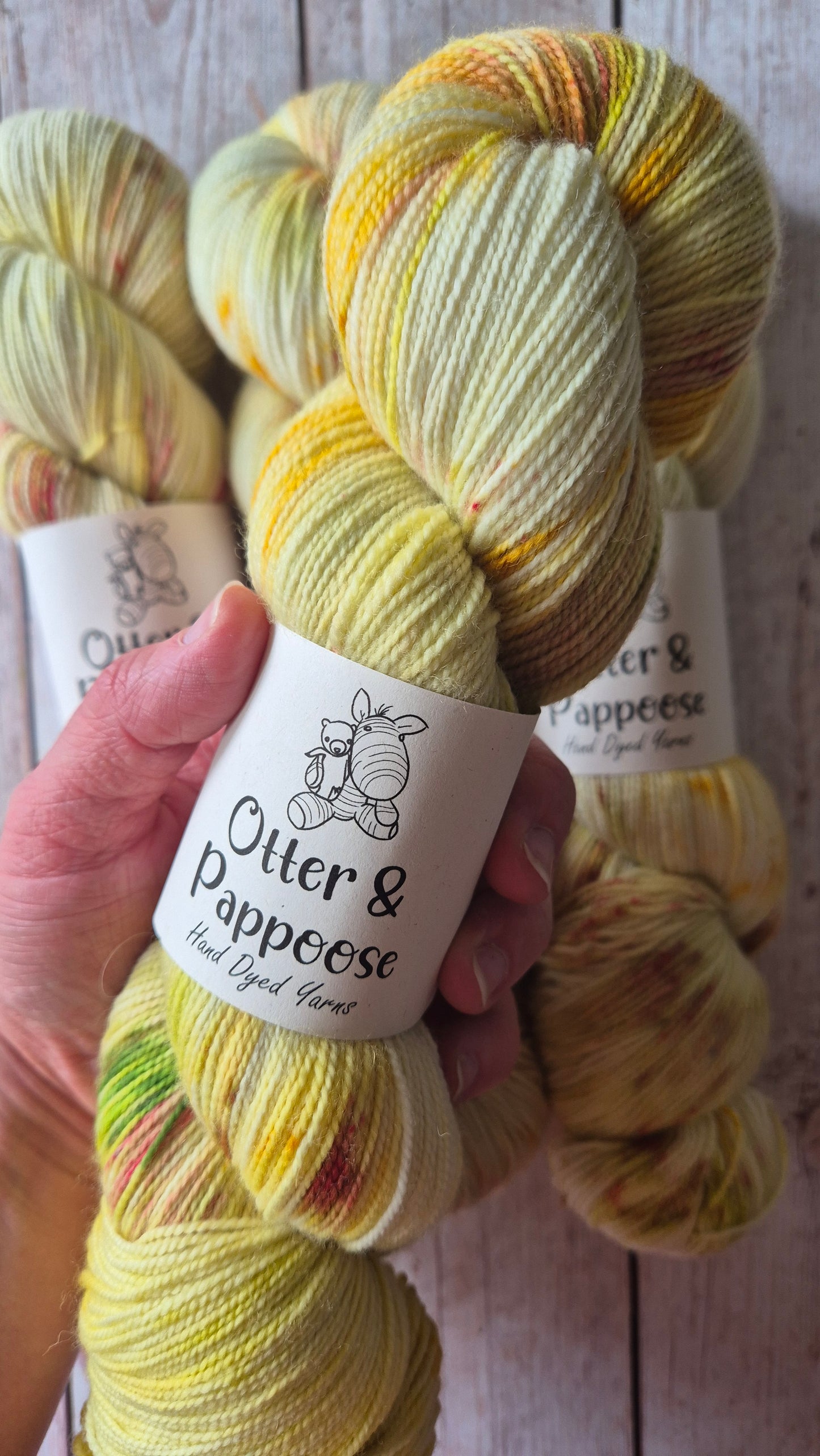 Summer Meadow - Hand dyed yarn - Sock High Twist, 100% or 75/25 Superwash Merino/Nylon