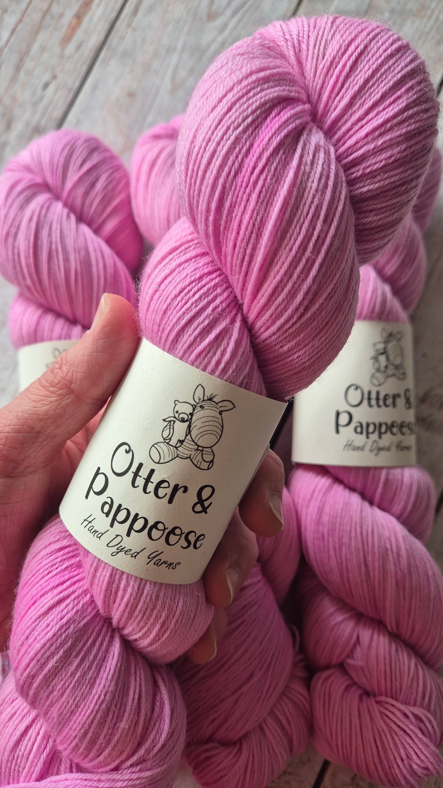 Olivia - Hand dyed yarn - 4ply Merino nylon