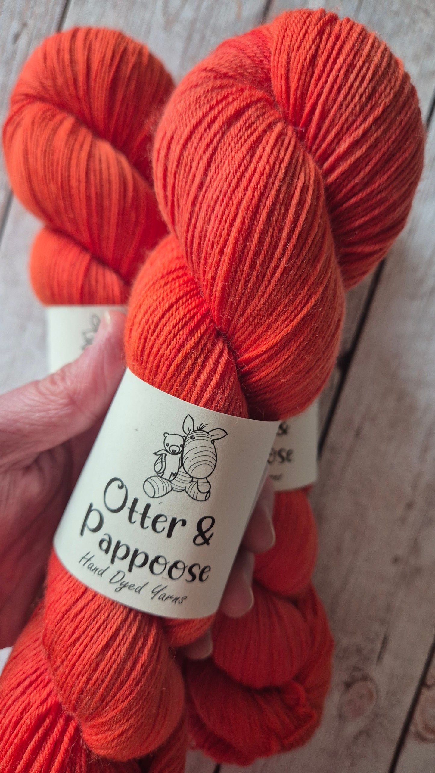 Light My Fire - Hand dyed yarn - 4ply Merino nylon