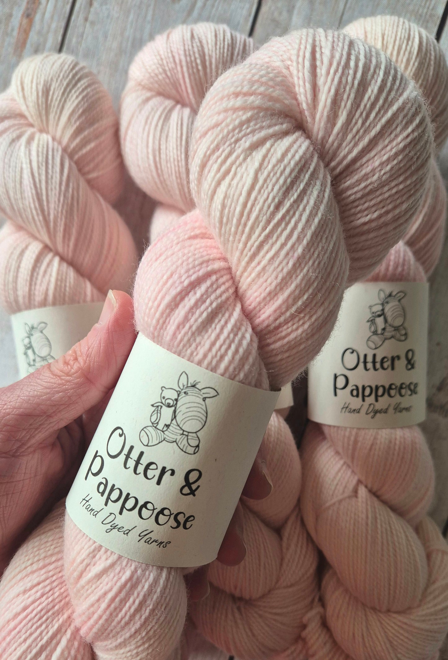Belle - Hand dyed yarn - 4ply Merino nylon, Sock High Twist 75/25