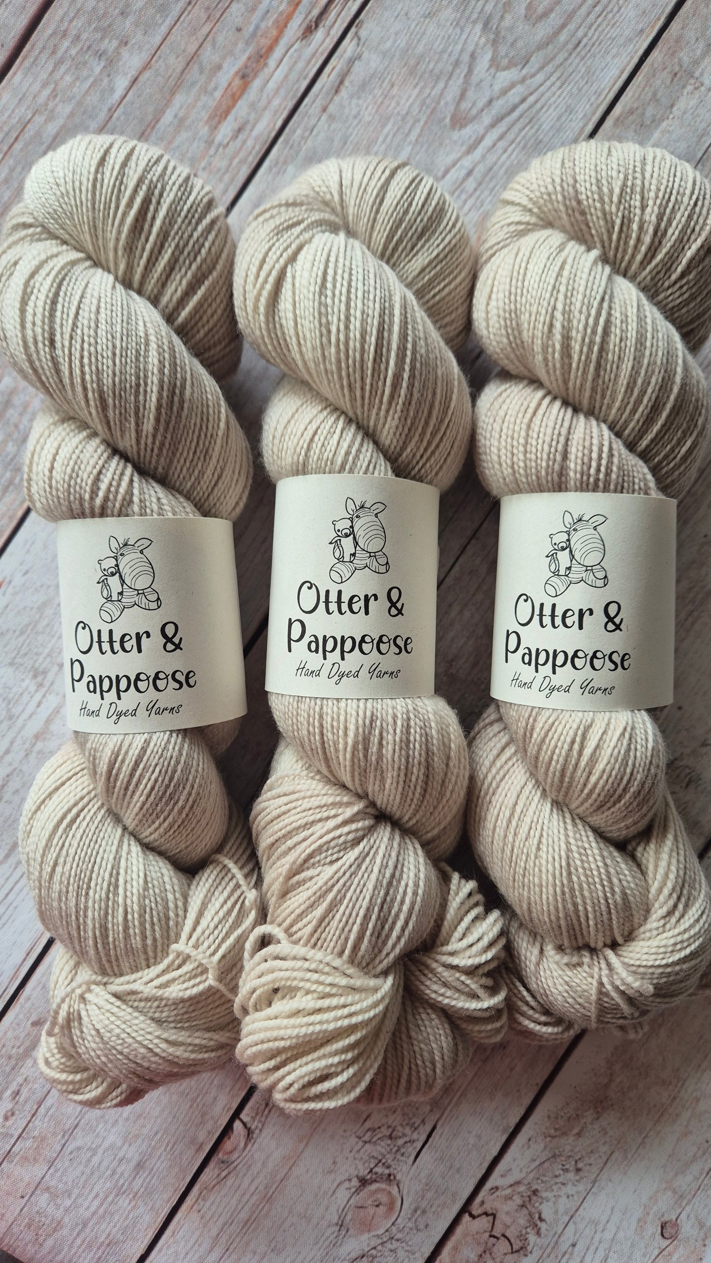 Marty Mouse - Hand dyed yarn - Sock High Twist Merino