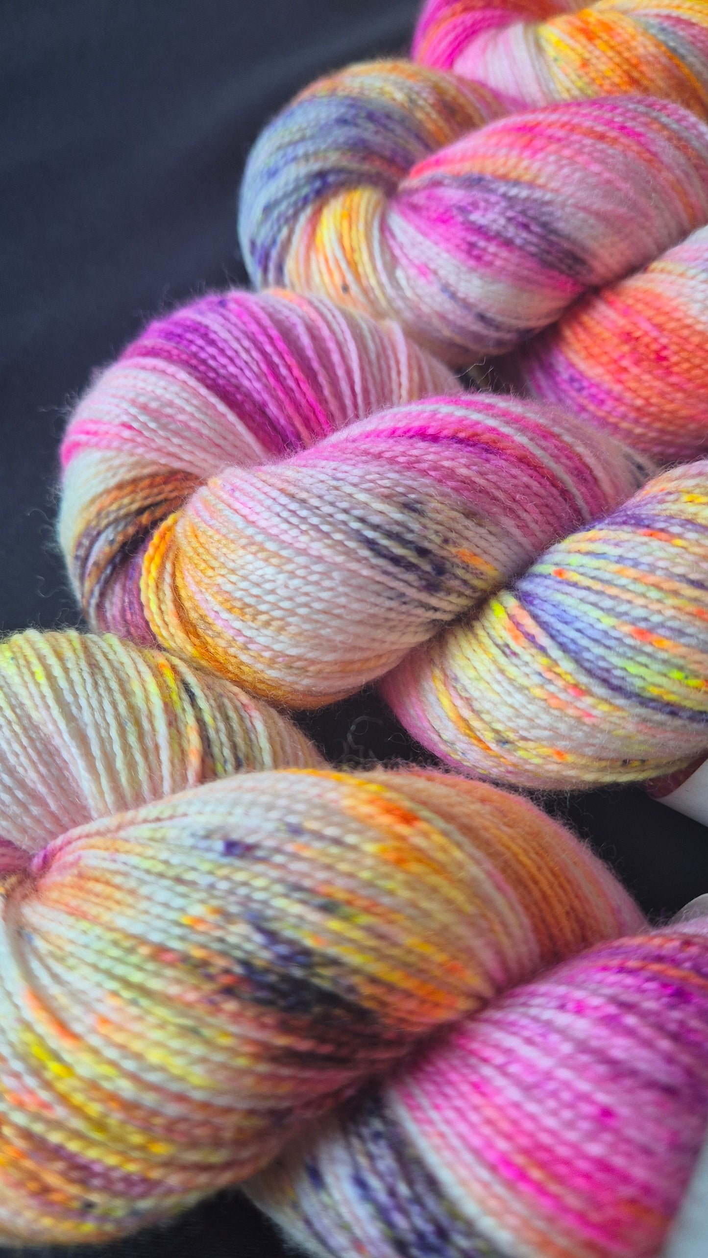 The Floor Is Lava - Hand dyed yarn - Sock High Twist Merino nylon