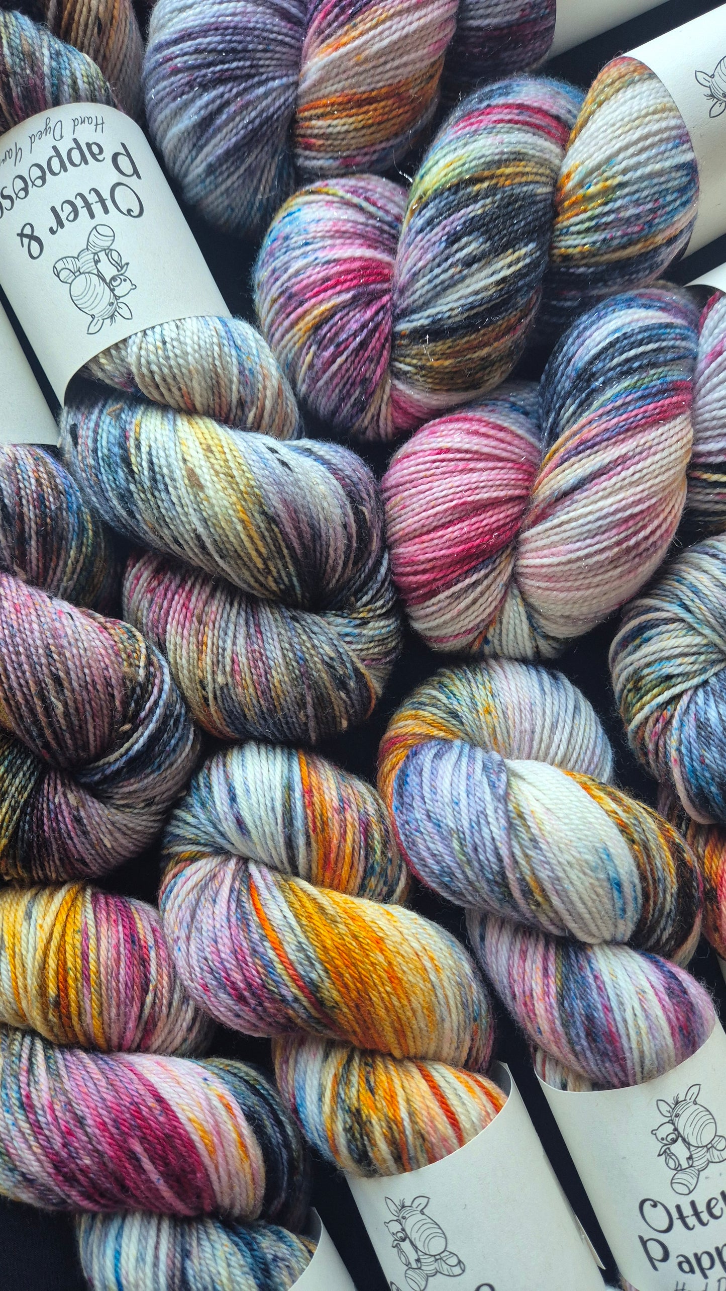 Dirty Rascal - Hand dyed yarn - 4ply, DK, Donegal Nep, Mini Sets, Falkland High Twist