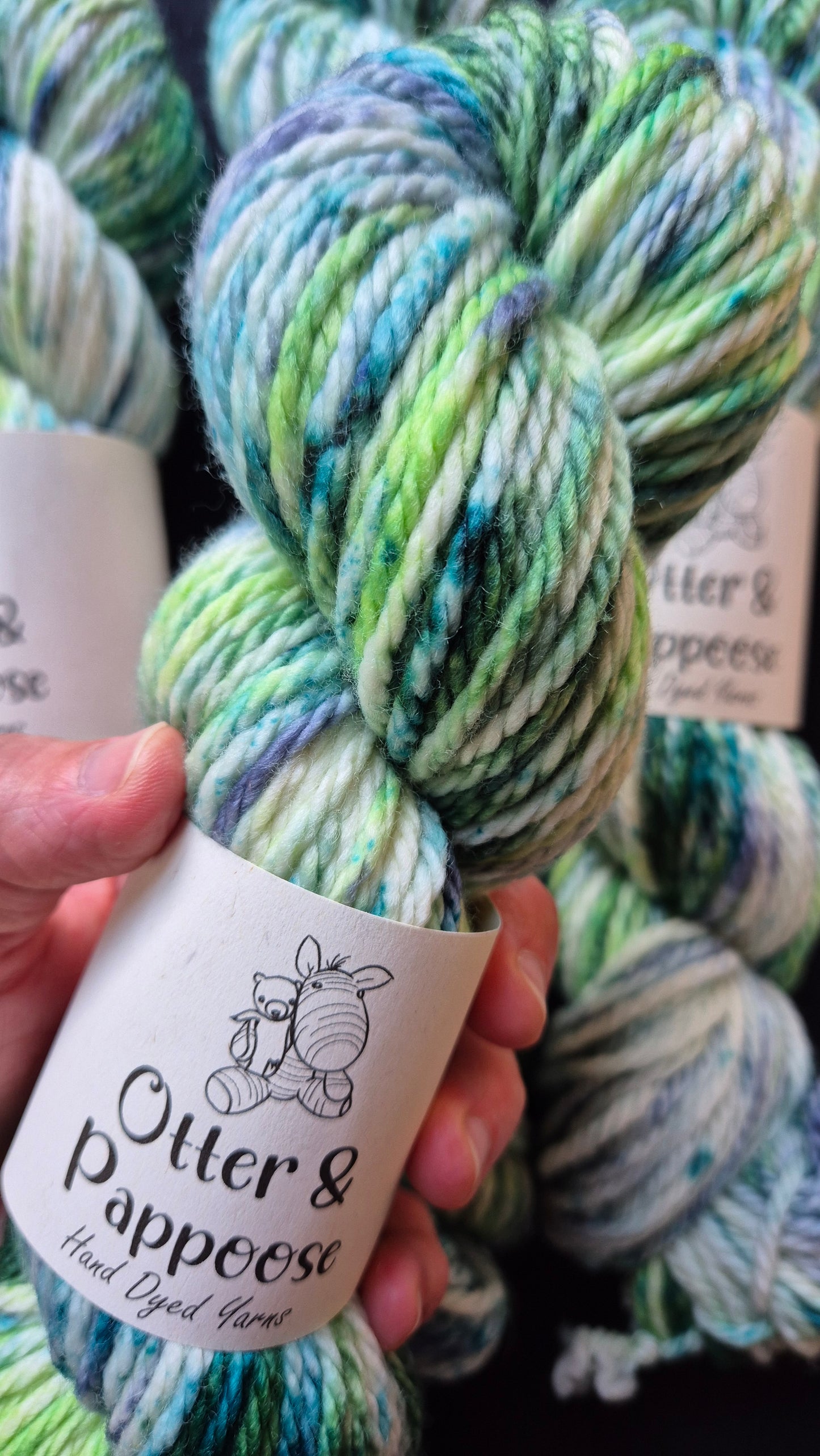 Seaglass - Hand dyed yarn - Chunky Merino