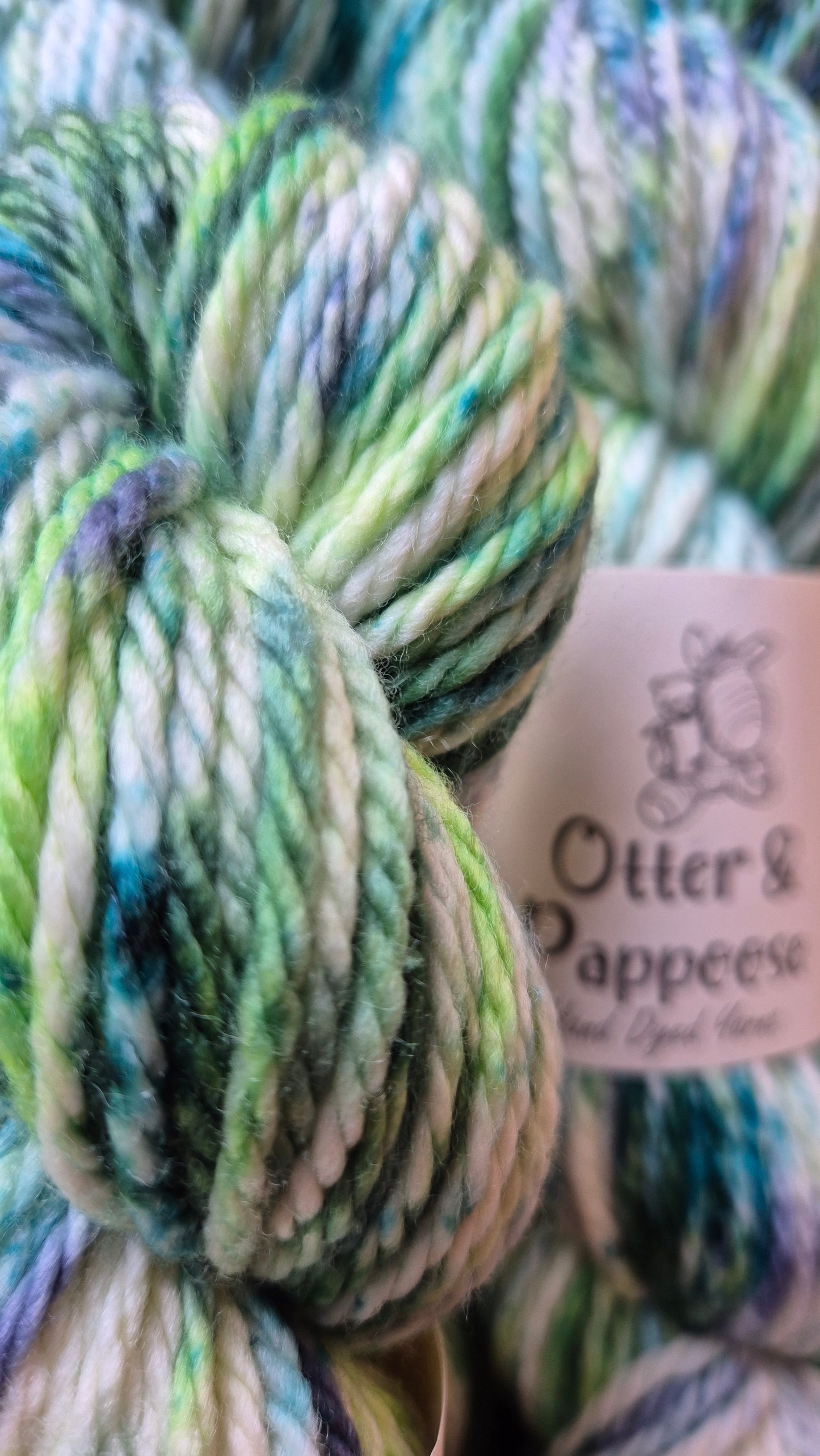 Seaglass - Hand dyed yarn - Chunky Merino