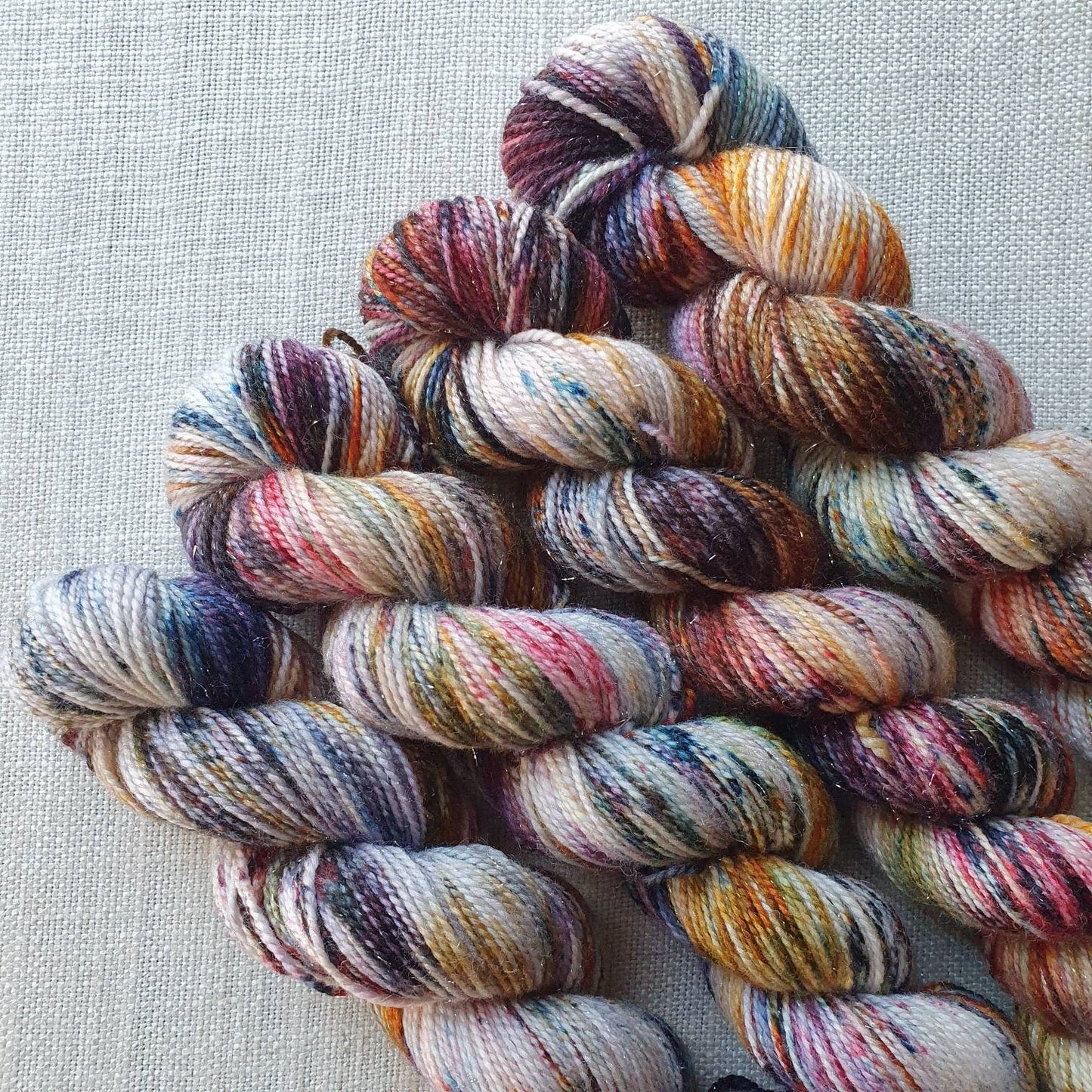 Dirty Rascal - Hand dyed yarn - 4ply, DK, Donegal Nep, Falkland High Twist