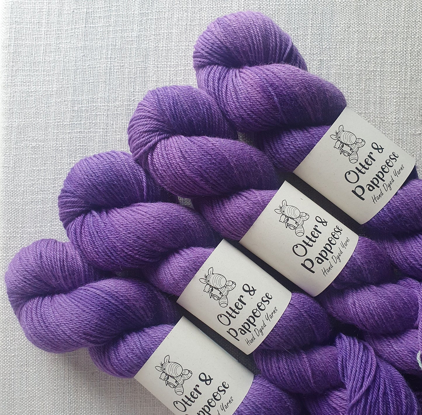 Violet - Hand dyed yarn - DK Bluefaced Leicester