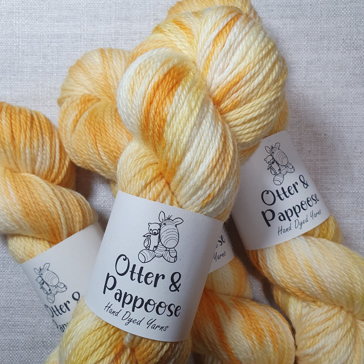 Sand Dunes - Hand dyed yarn - Aran Merino
