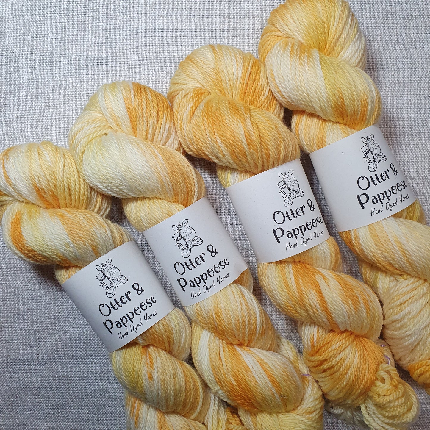Sand Dunes - Hand dyed yarn - Aran Merino