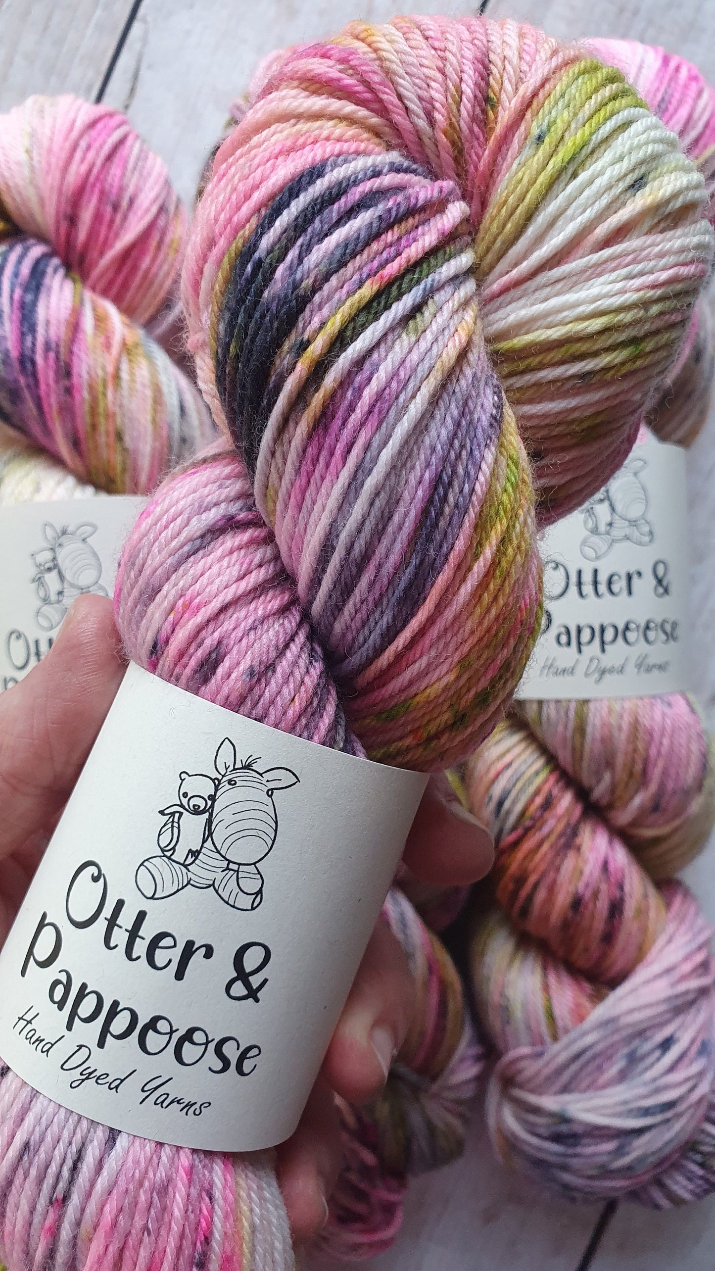 Liquorice All Sorts V2 - Hand dyed yarn - DK Merino nylon