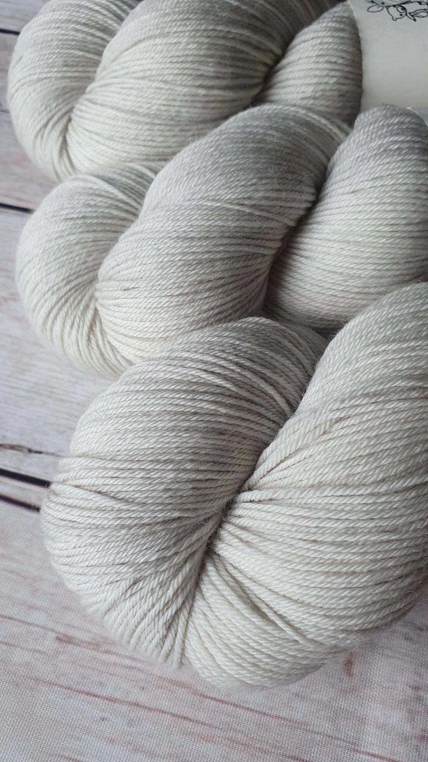 Smoke - Hand dyed yarn - 4ply & DK Merino nylon