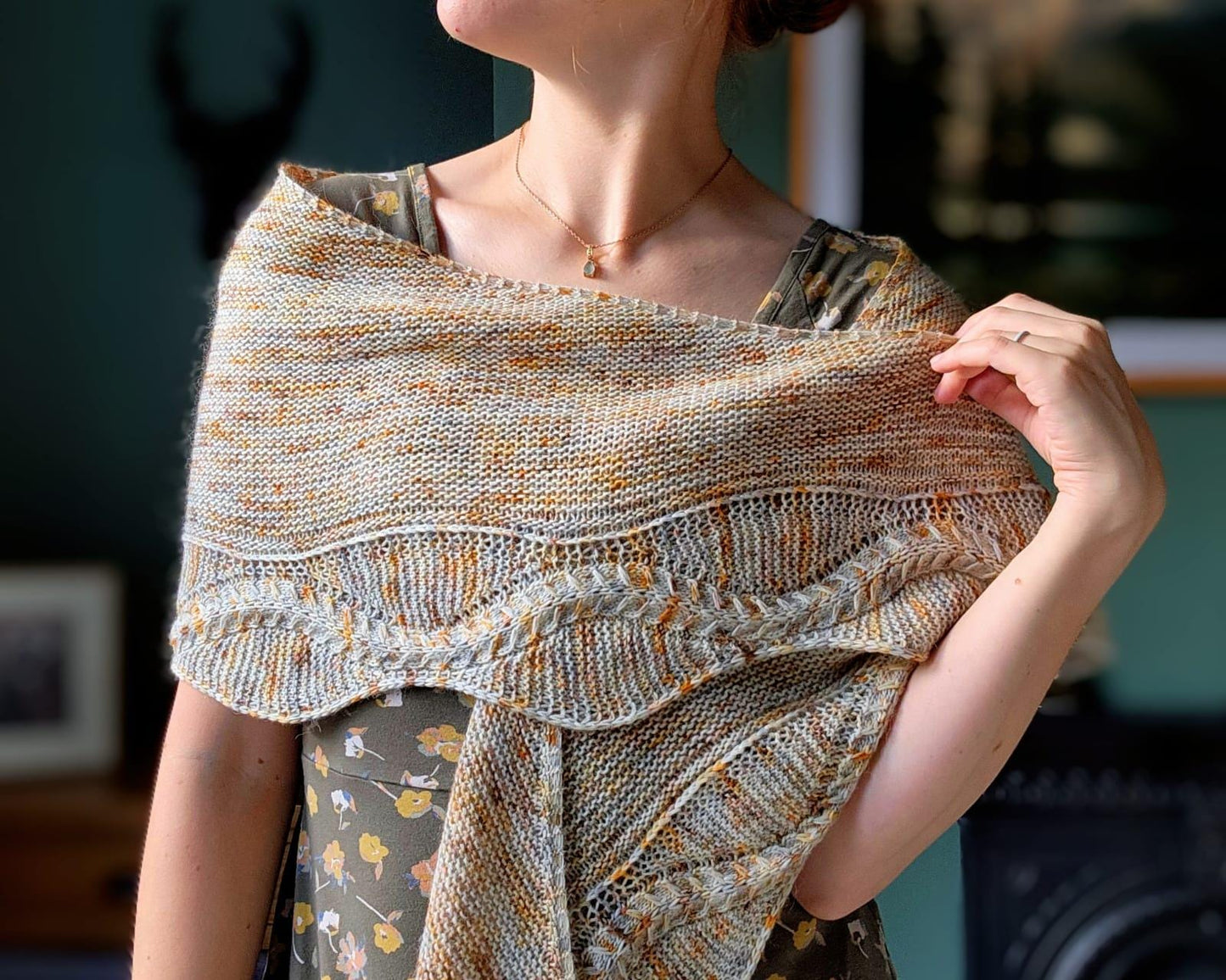 Pebble Beach - Hand dyed yarn - 4ply Sparkle, 4ply Alpaca