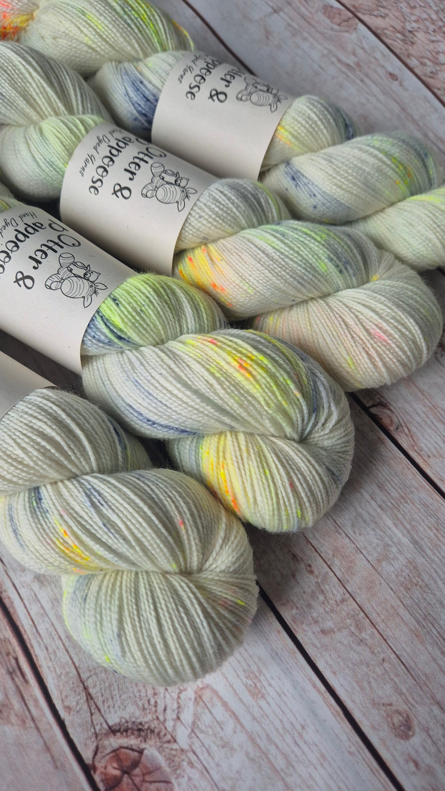 Sparklers - Hand dyed yarn - Sock High Twist Merino nylon