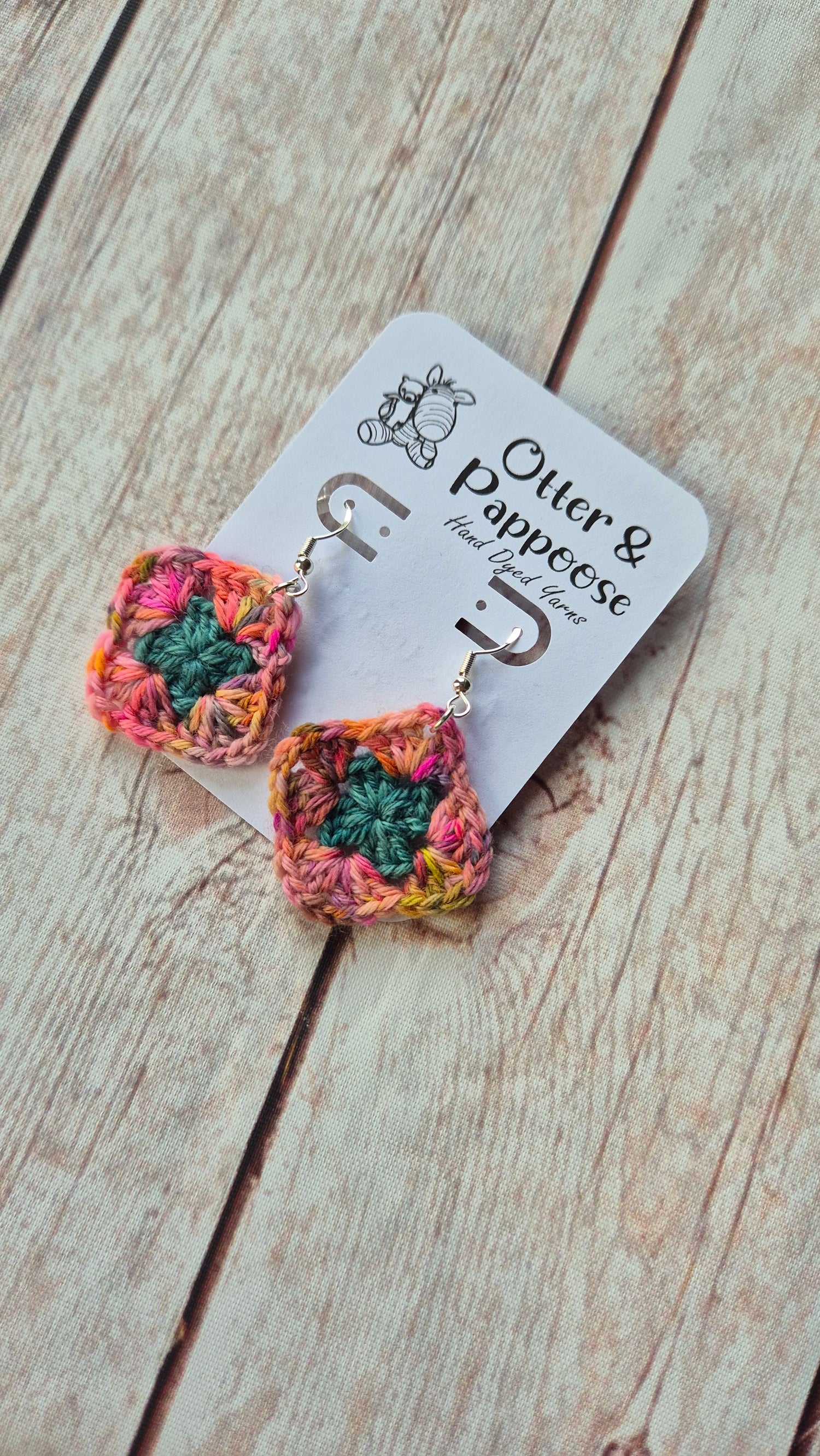 Earrings - Granny Square