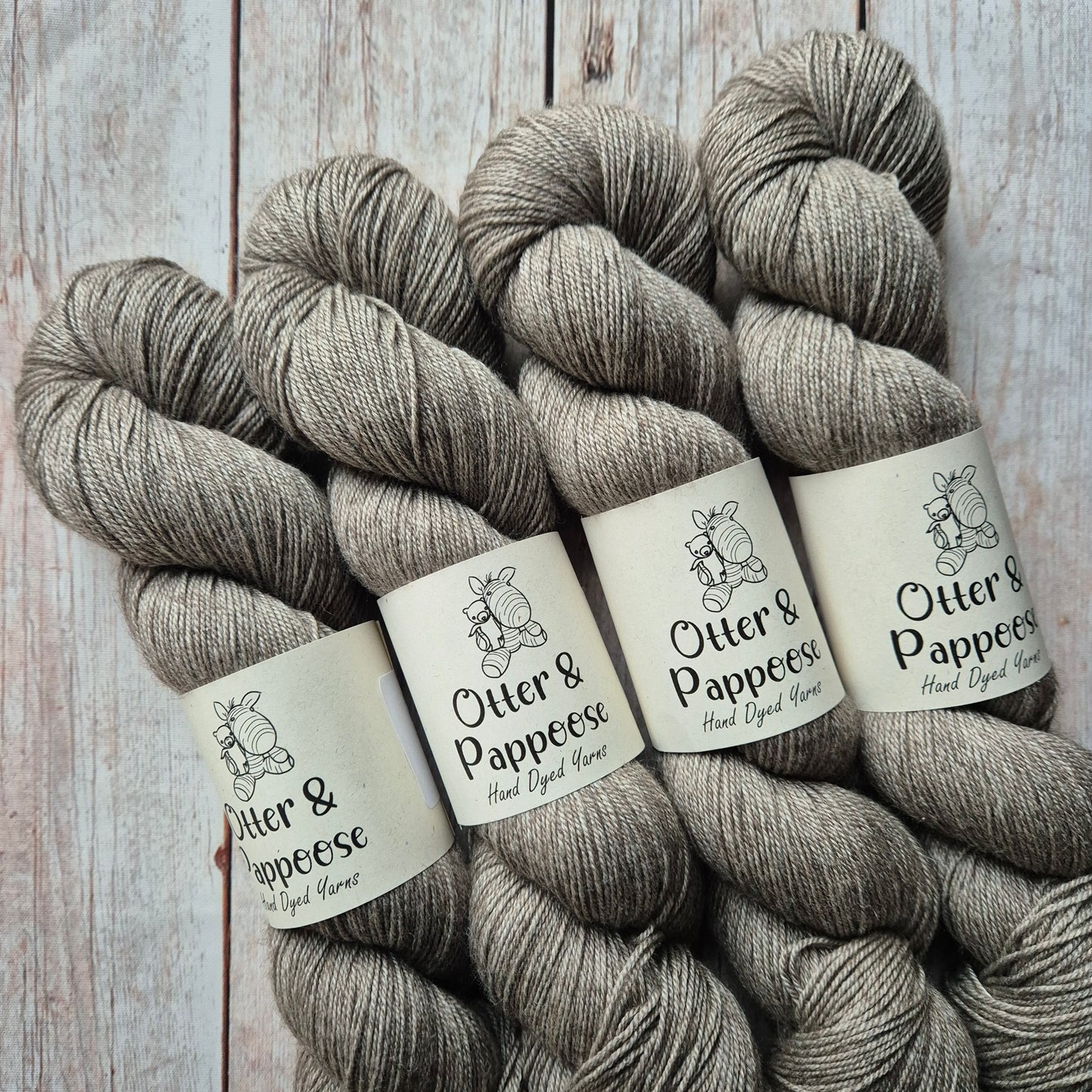 Naked - Hand dyed yarn - 4ply Merino Silk Yak