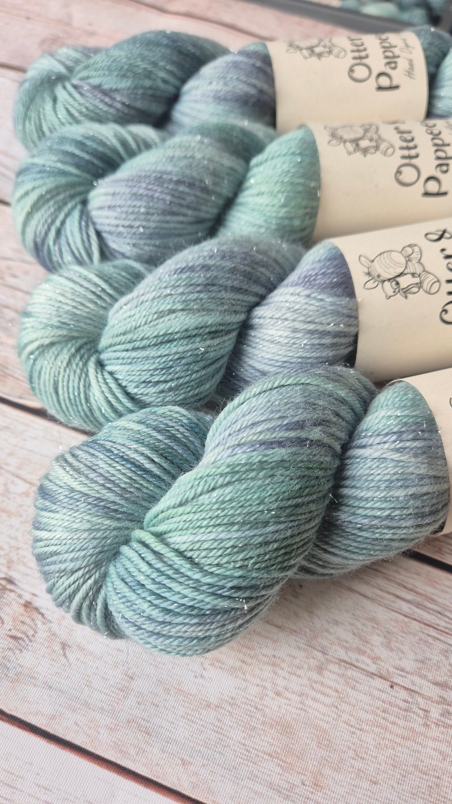 Rainy Day - Hand dyed yarn - 4ply & DK Merino nylon, 4ply & DK Donegal Nep/Merino, 4ply & DK Sparkle