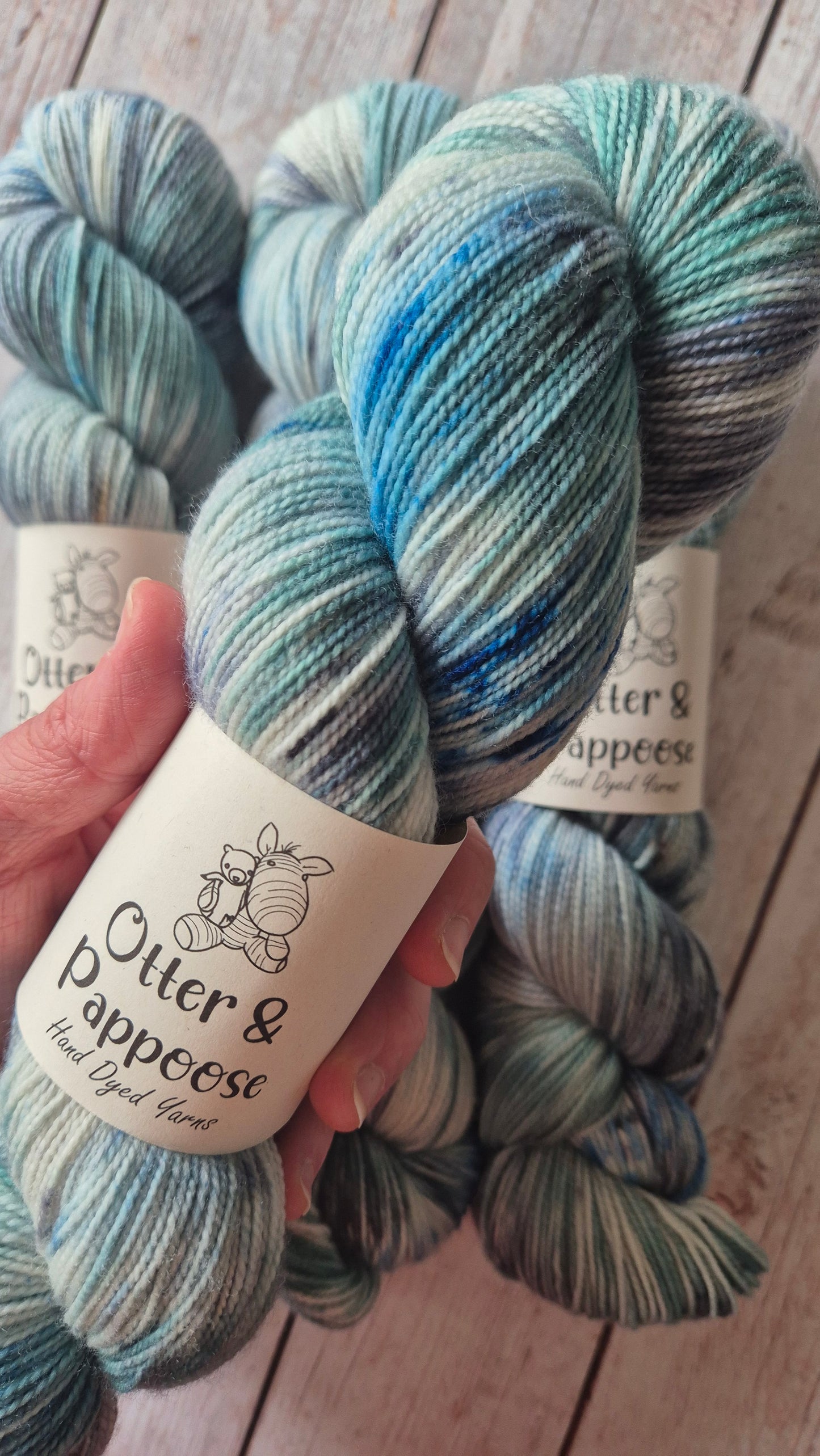 Halfpenny Bridge - Hand dyed yarn - Sock High Twist Merino nylon