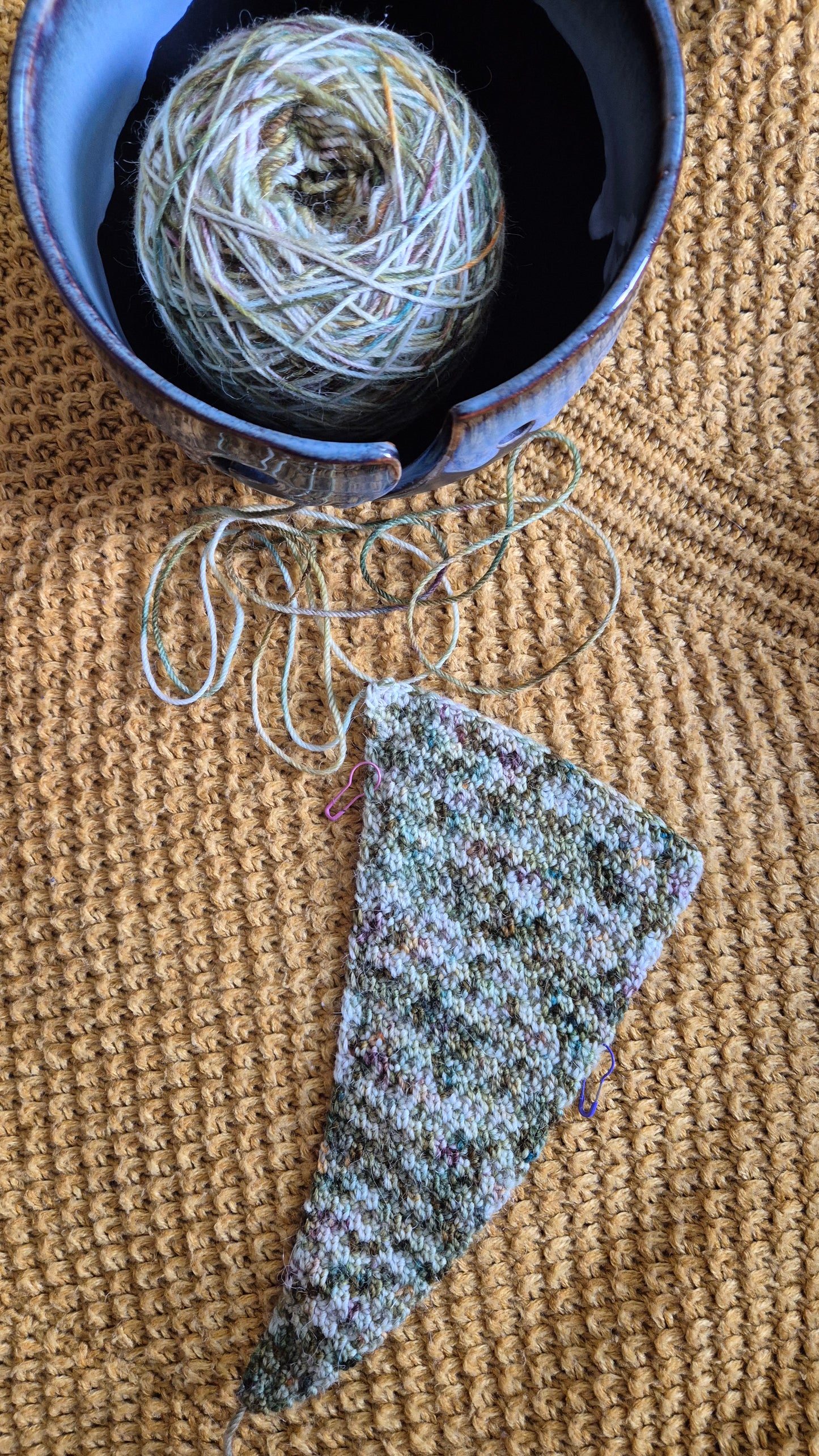 Woodland Stroll - Hand dyed yarn - 4ply Alpaca