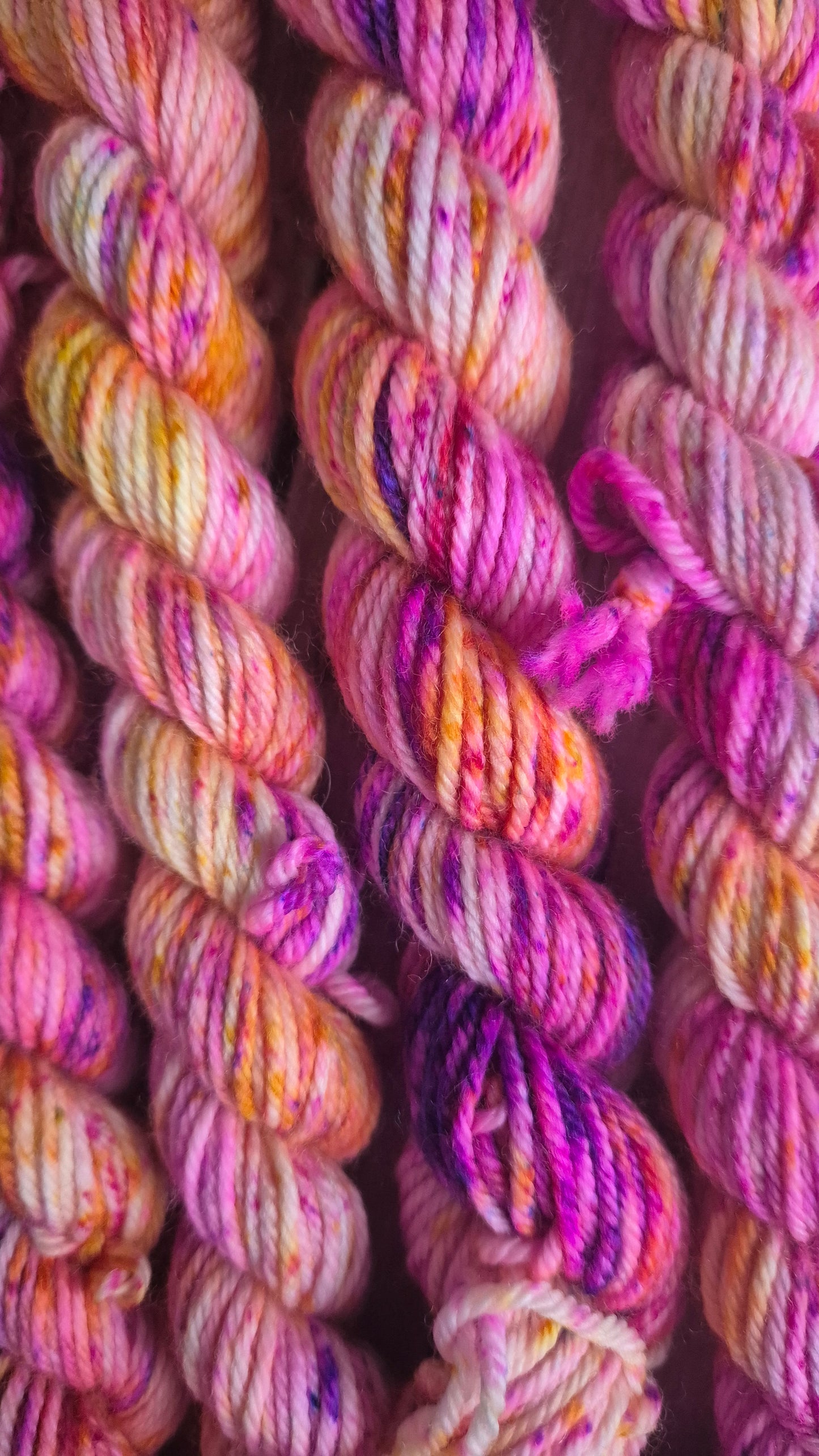 DK Mini Skein Separates - Hand dyed yarn - 20g individual skeins, Merino nylon