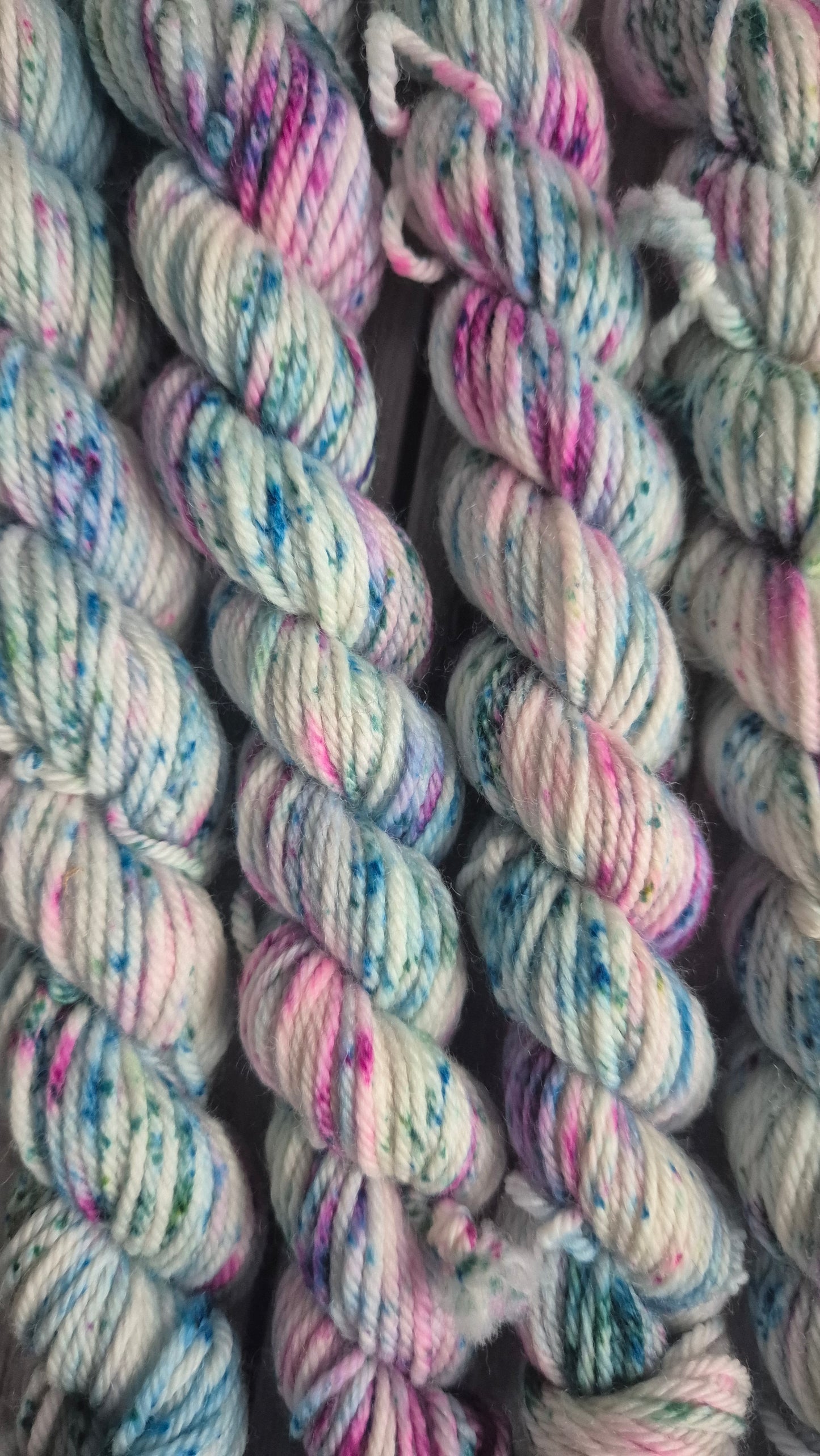 DK Mini Skein Separates - Hand dyed yarn - 20g individual skeins, Merino nylon