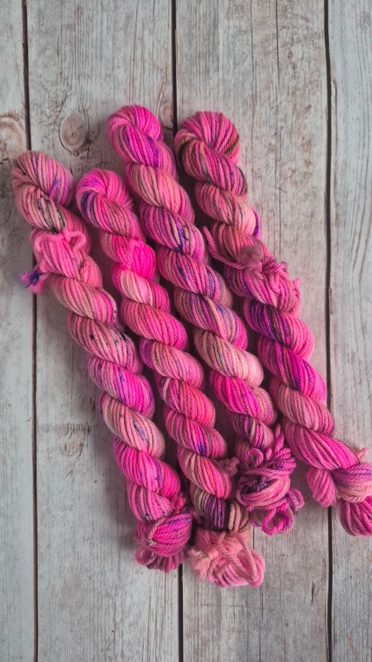 DK Mini Skein Separates - Hand dyed yarn - 20g individual skeins, Merino nylon