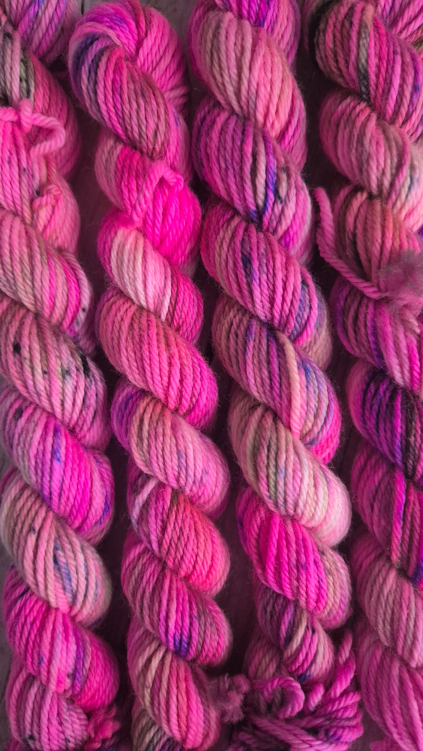 DK Mini Skein Separates - Hand dyed yarn - 20g individual skeins, Merino nylon