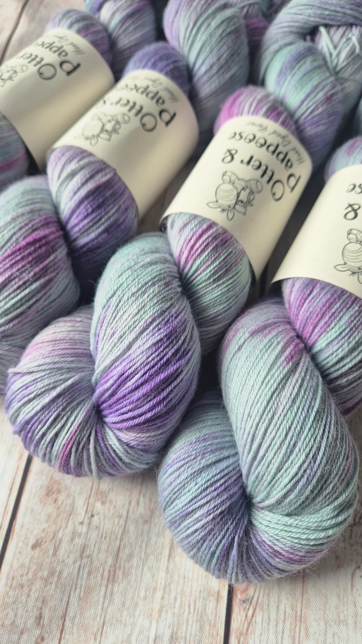 Otter's Daydream - Hand dyed yarn - 4ply, DK Sparkle