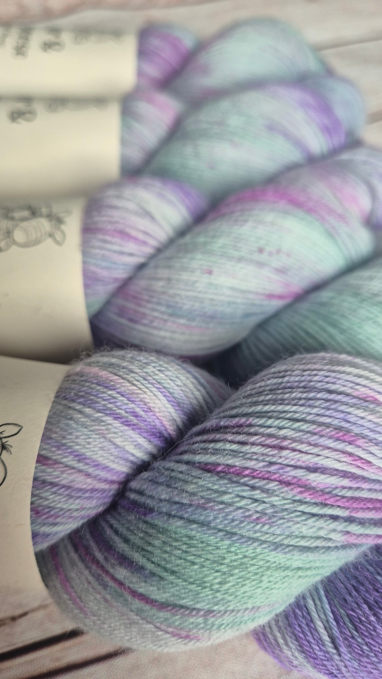 Otter's Daydream - Hand dyed yarn - 4ply, DK Sparkle