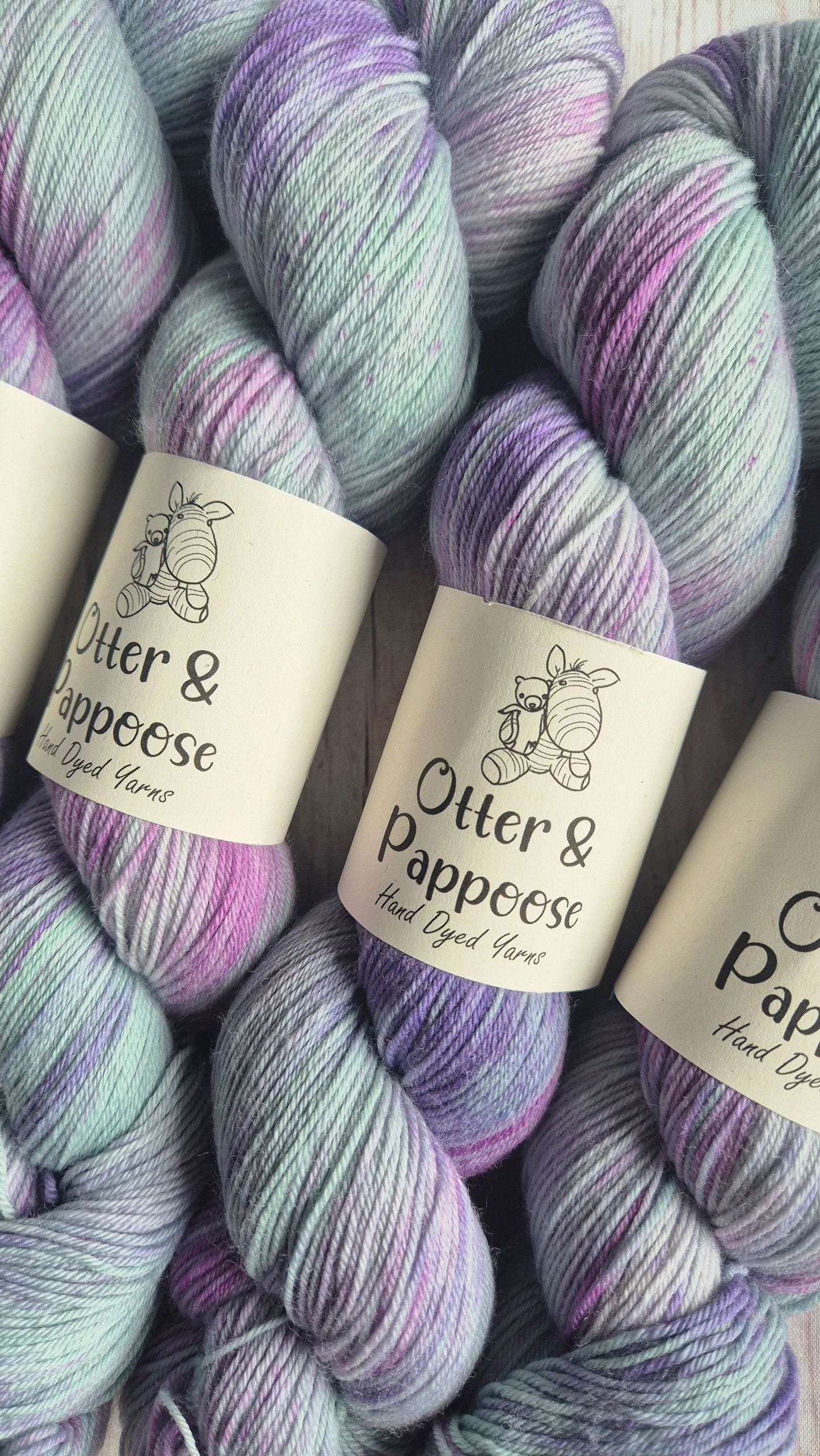 Otter's Daydream - Hand dyed yarn - 4ply, DK Sparkle