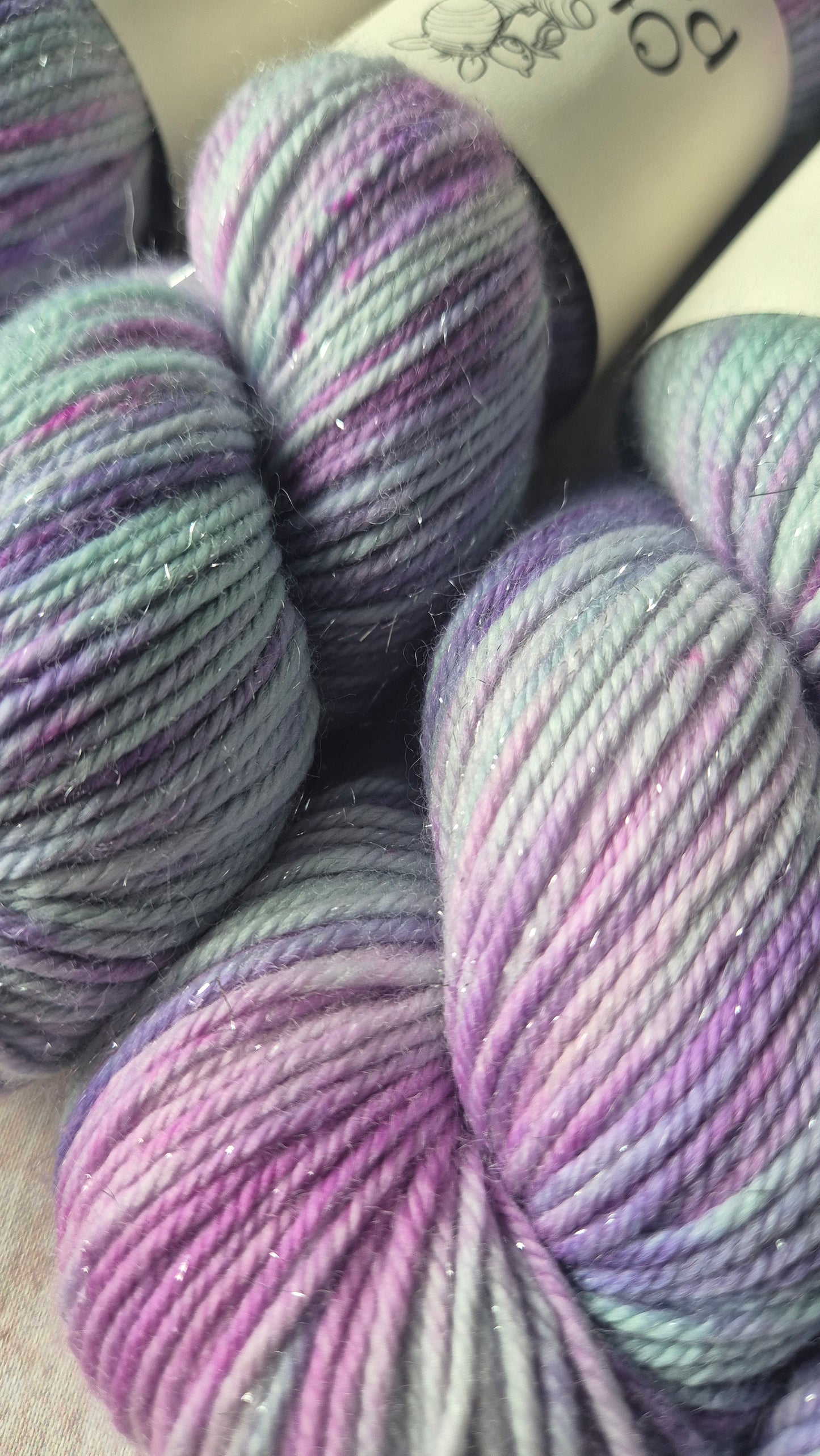 Otter's Daydream - Hand dyed yarn - 4ply, DK Sparkle