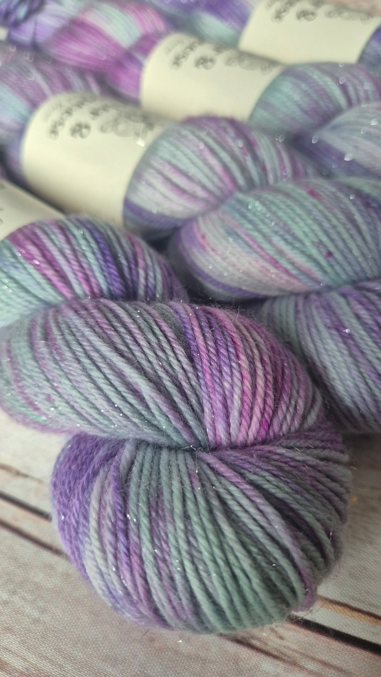Otter's Daydream - Hand dyed yarn - 4ply, DK Sparkle