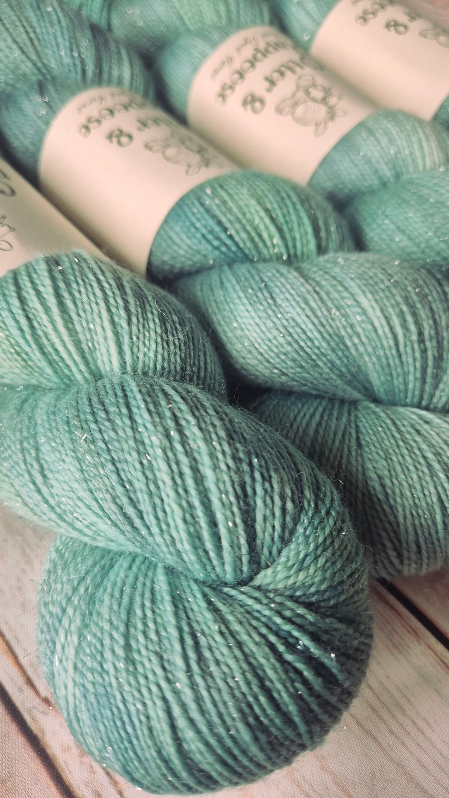 Enchanted Grove - Hand dyed yarn - 4ply Sparkle