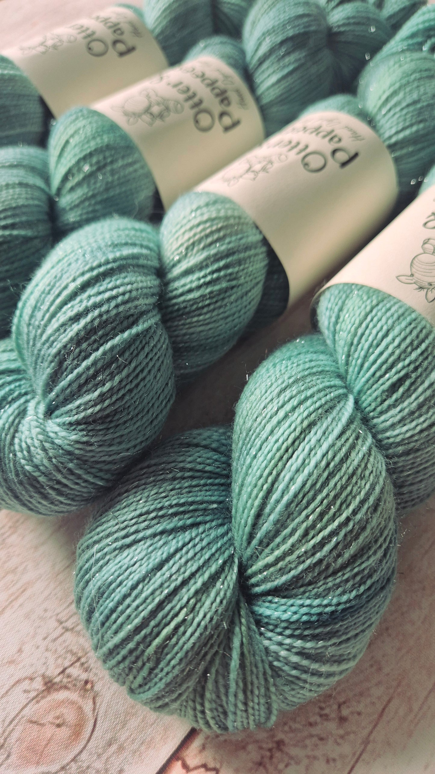 Enchanted Grove - Hand dyed yarn - 4ply Sparkle