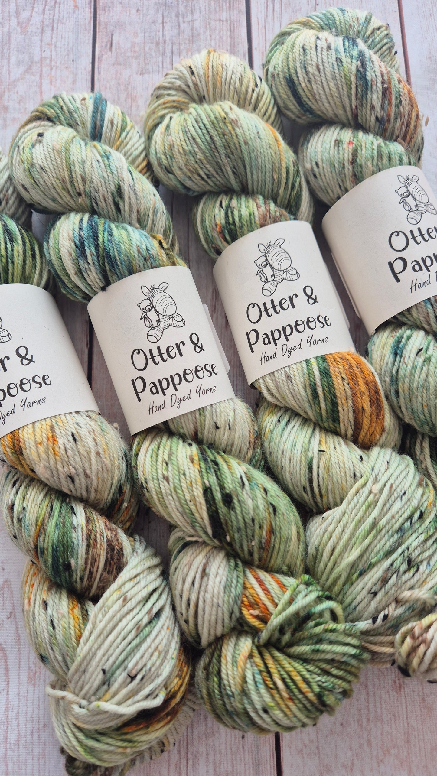 Alpine - Hand dyed yarn - 4ply & DK Merino nylon, DK Sparkle, Aran