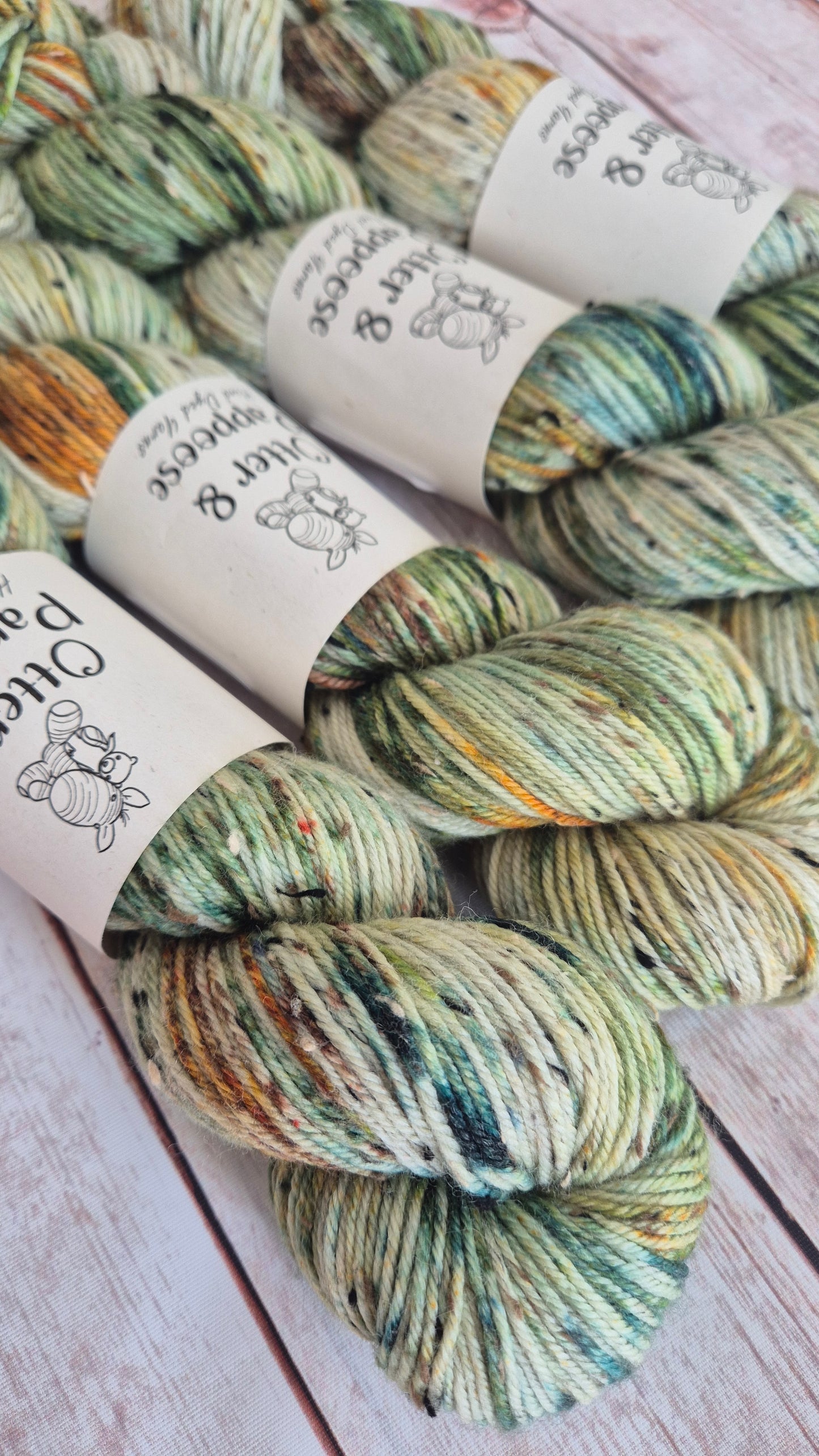 Alpine - Hand dyed yarn - 4ply & DK Merino nylon, DK Sparkle, Aran