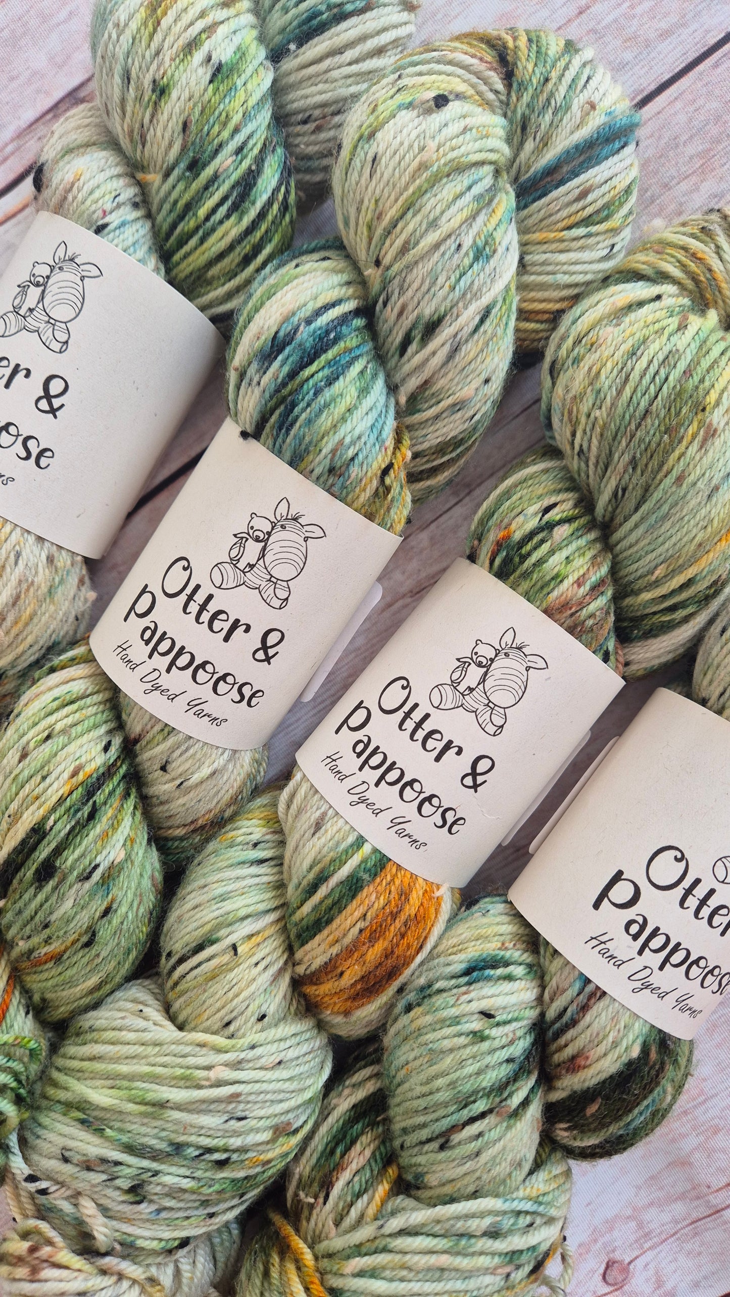 Alpine - Hand dyed yarn - 4ply & DK Merino nylon, DK Sparkle, Aran