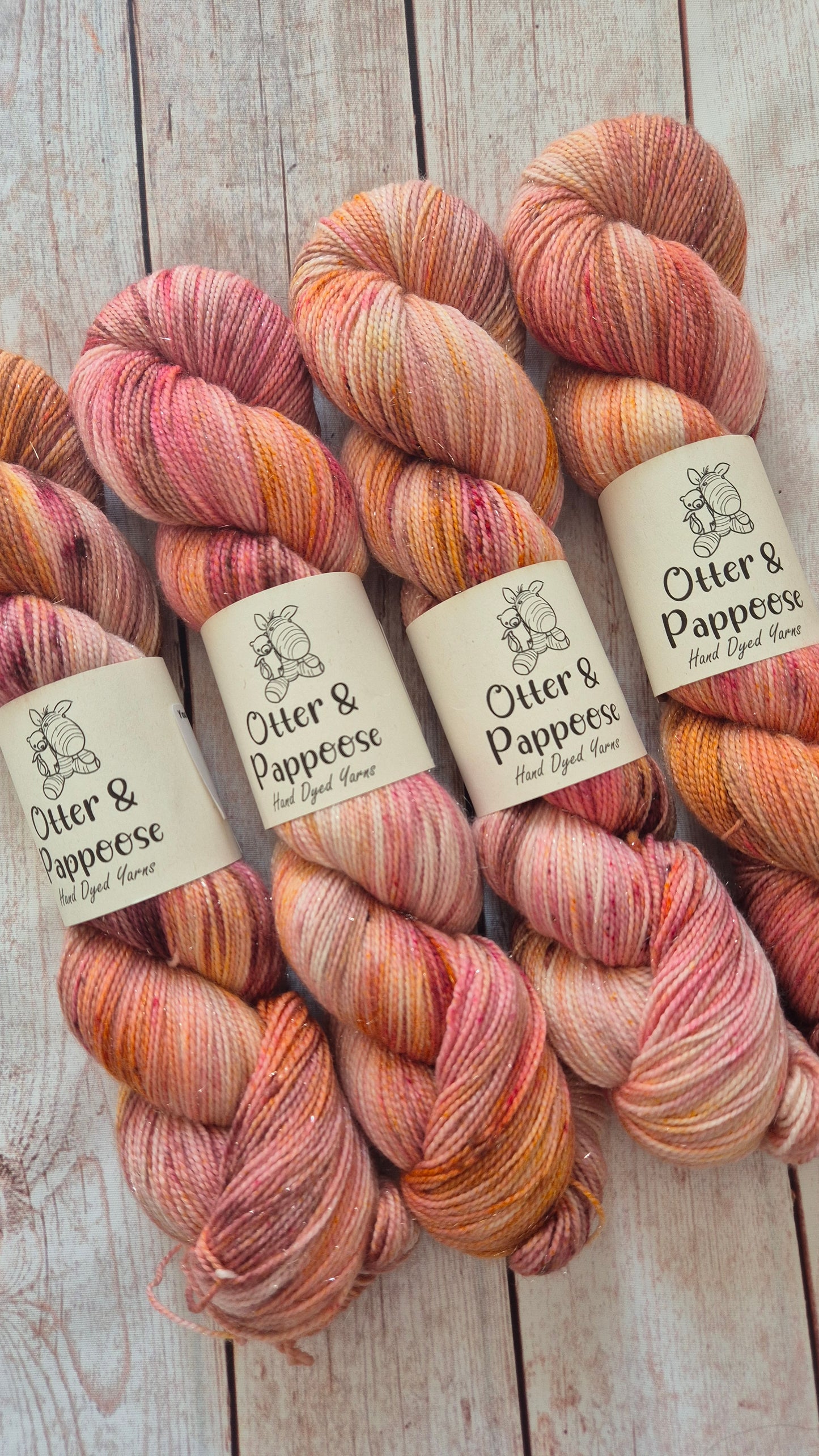 You Were Right There All Along - Hand dyed yarn - 4ply Merino nylon, 4ply Sparkle