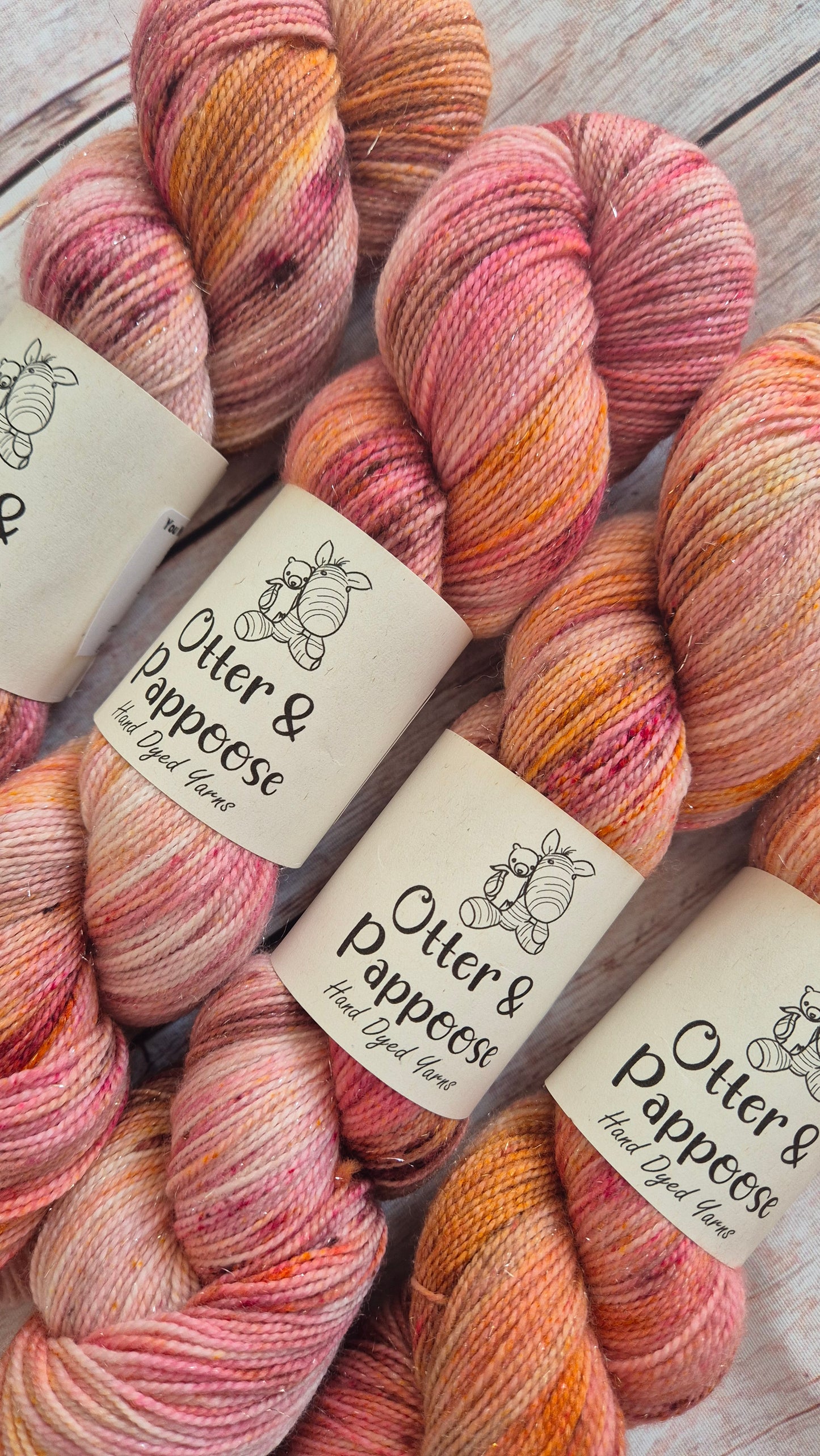 You Were Right There All Along - Hand dyed yarn - 4ply Merino nylon, 4ply Sparkle