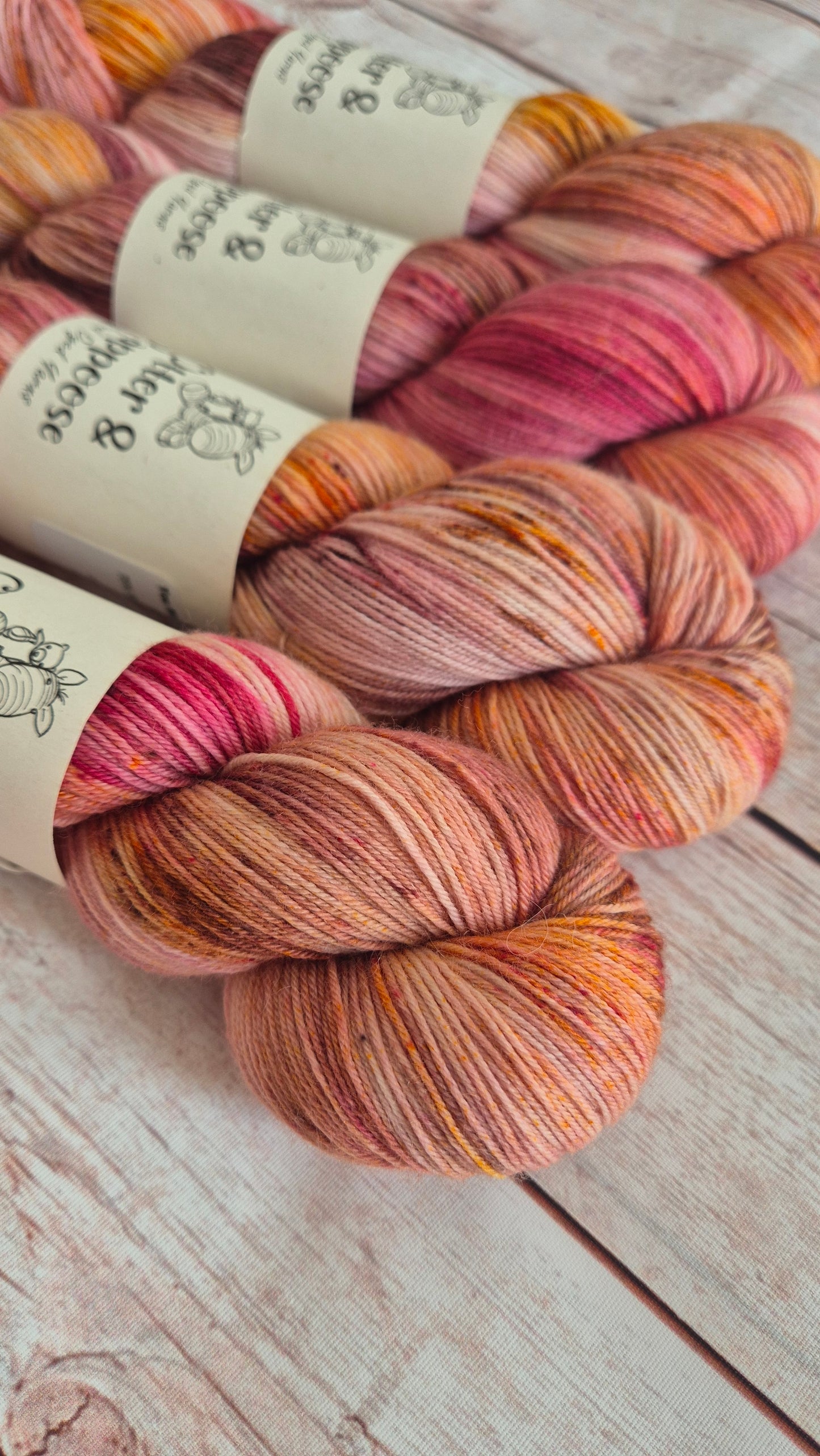 You Were Right There All Along - Hand dyed yarn - 4ply Merino nylon, 4ply Sparkle