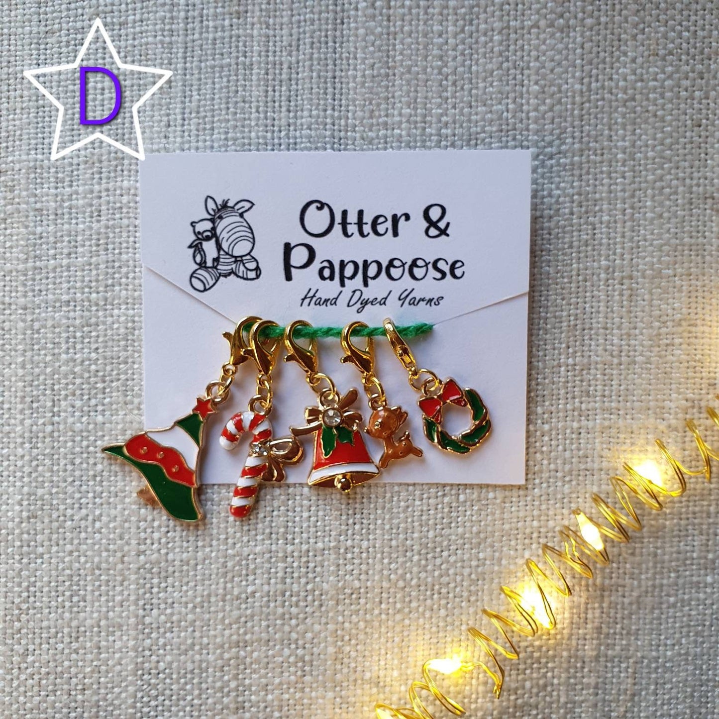 Christmas Stitch Markers / Progress Keepers