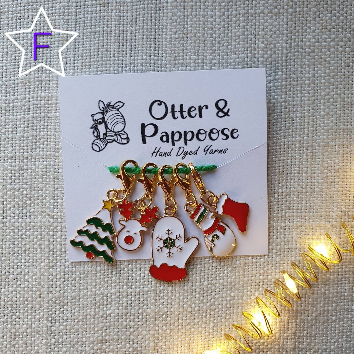 Christmas Stitch Markers / Progress Keepers