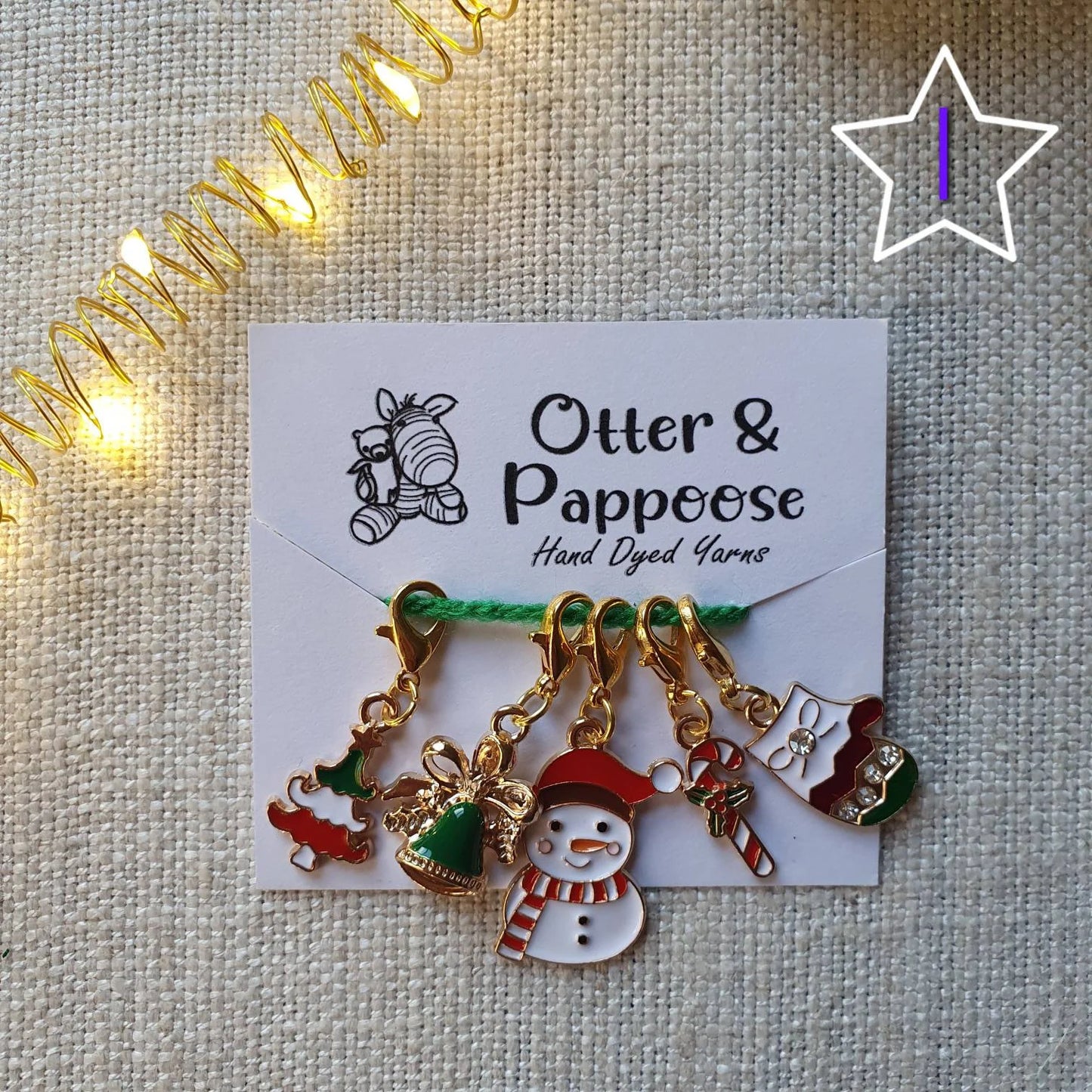 Christmas Stitch Markers / Progress Keepers