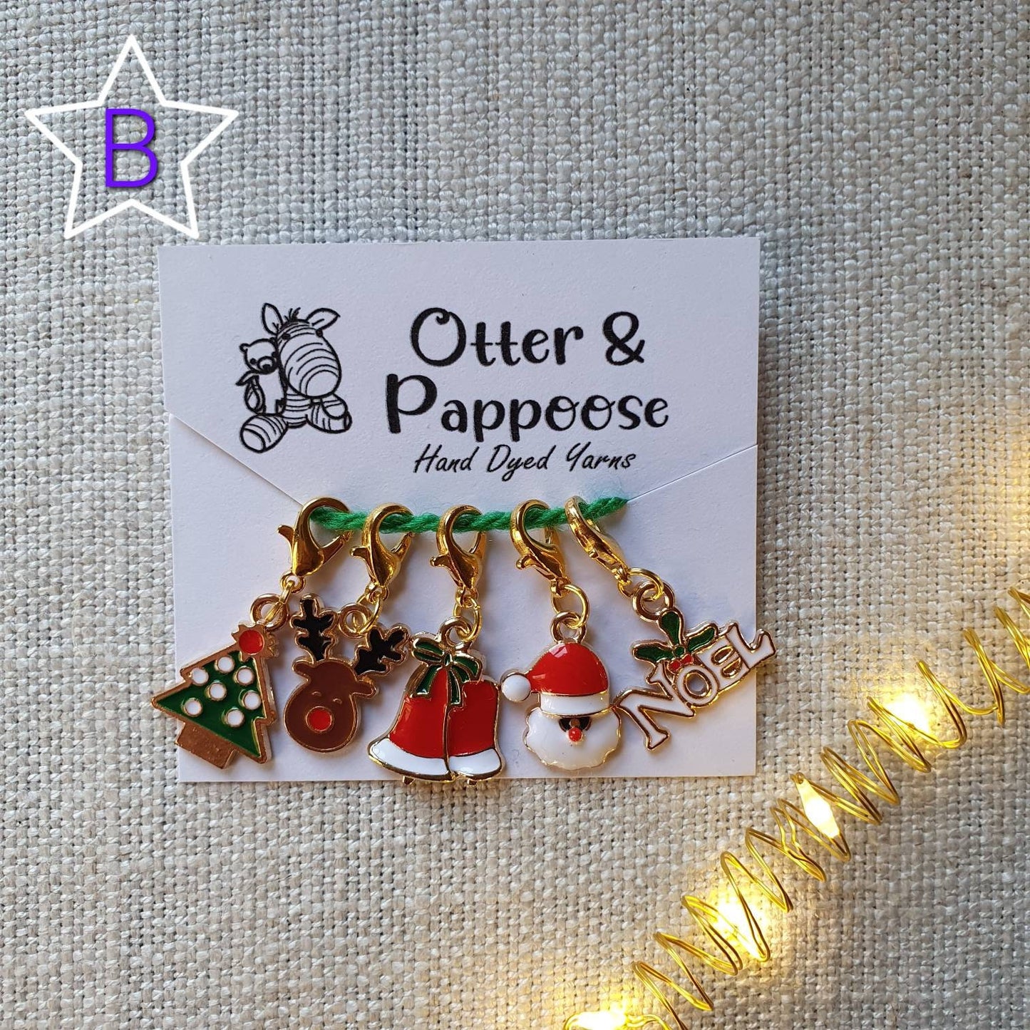 Christmas Stitch Markers / Progress Keepers