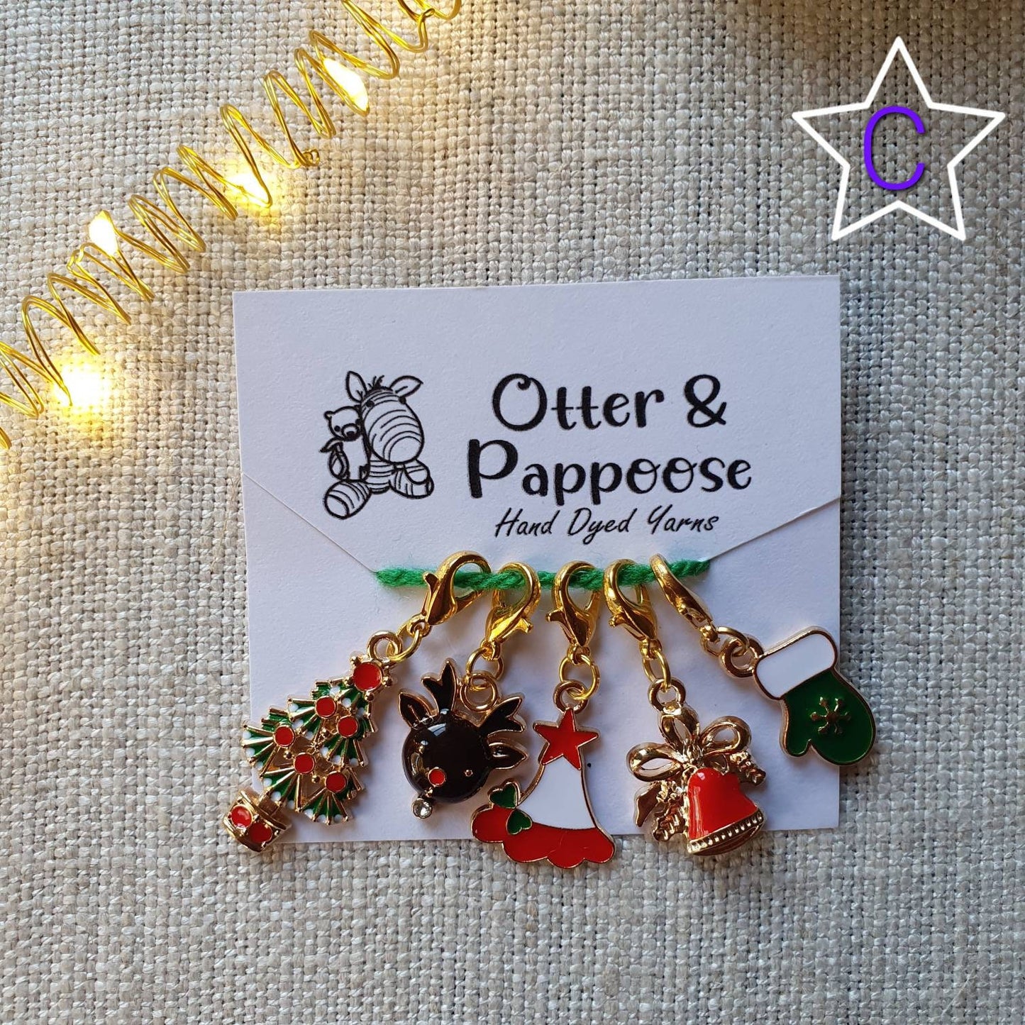 Christmas Stitch Markers / Progress Keepers