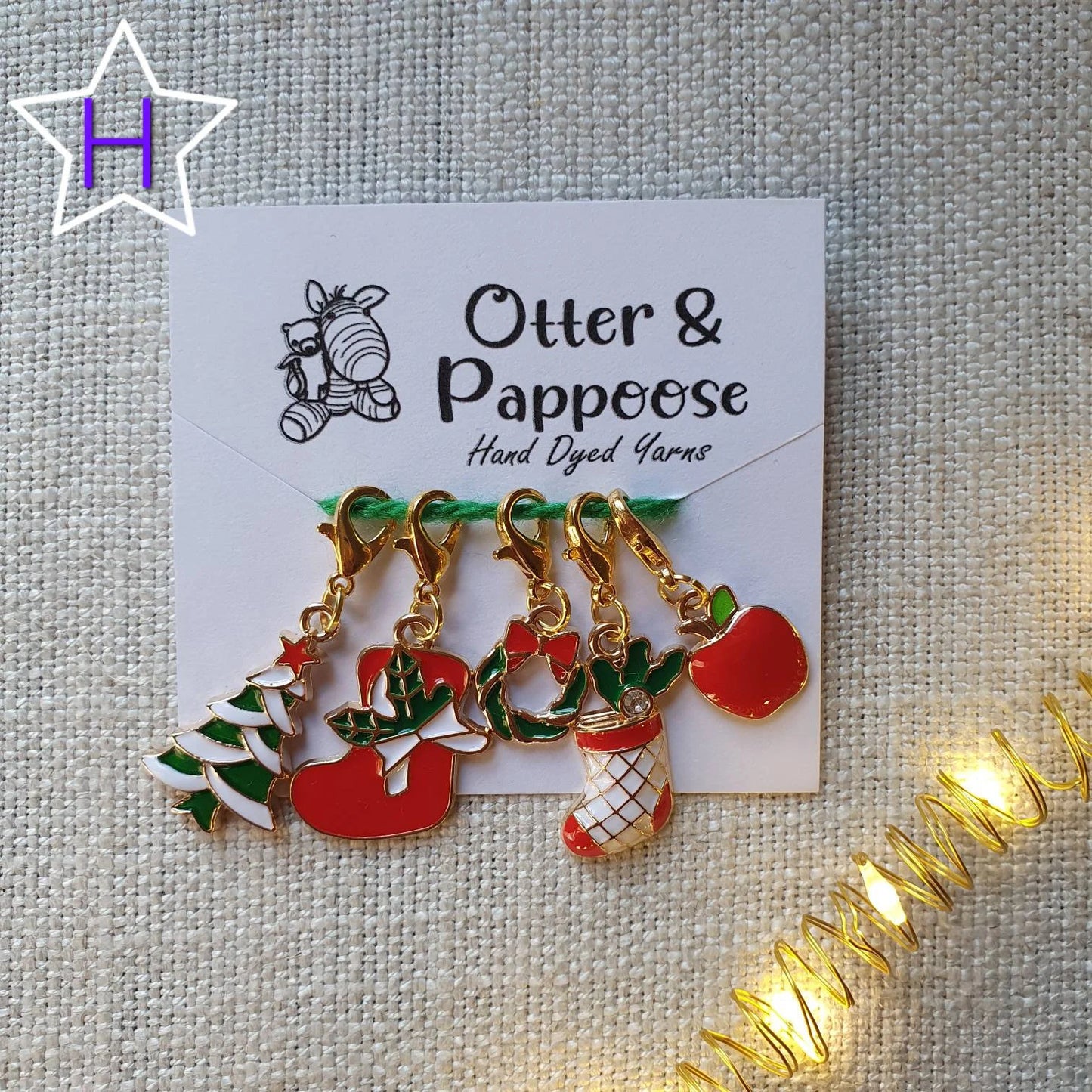 Christmas Stitch Markers / Progress Keepers